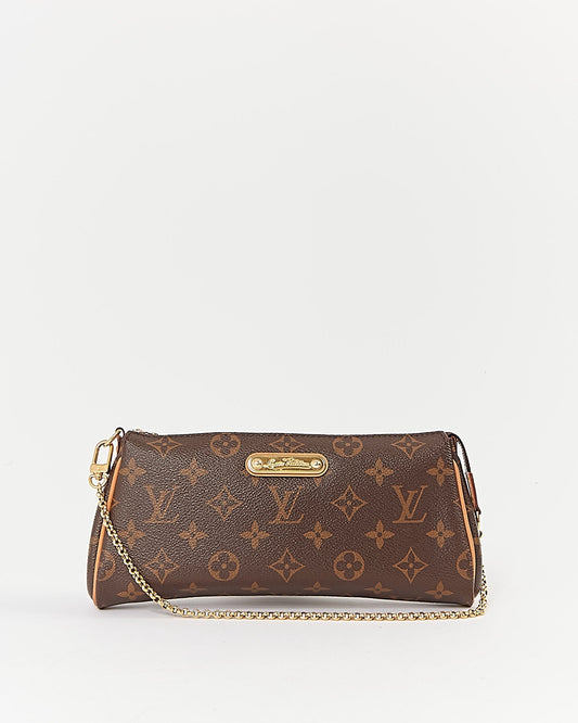 Louis Vuitton Monogram Canvas Eva Clutch Crossbody Bag