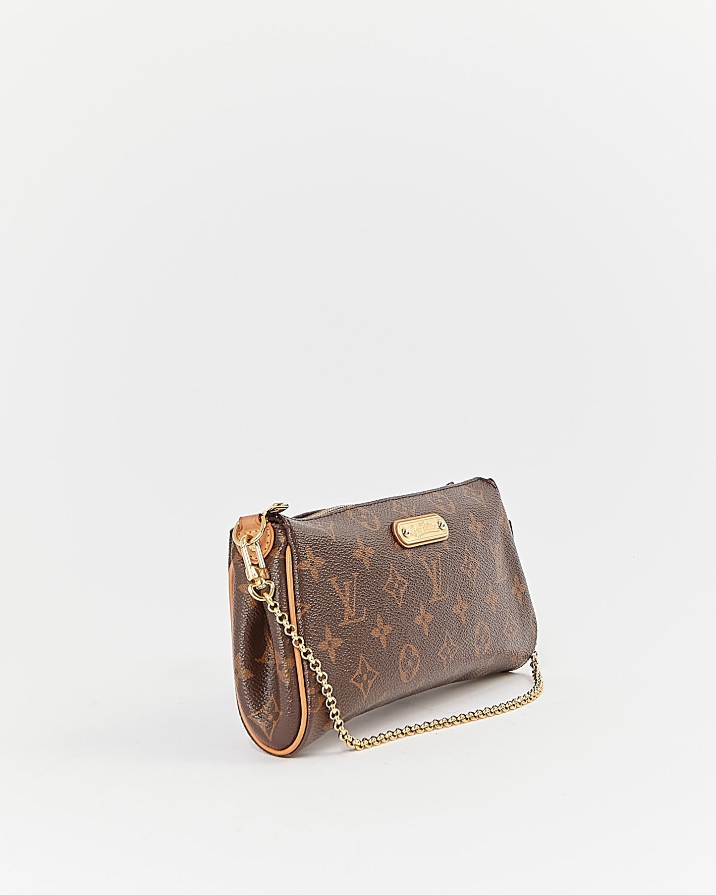 Louis Vuitton Monogram Canvas Eva Clutch Crossbody Bag