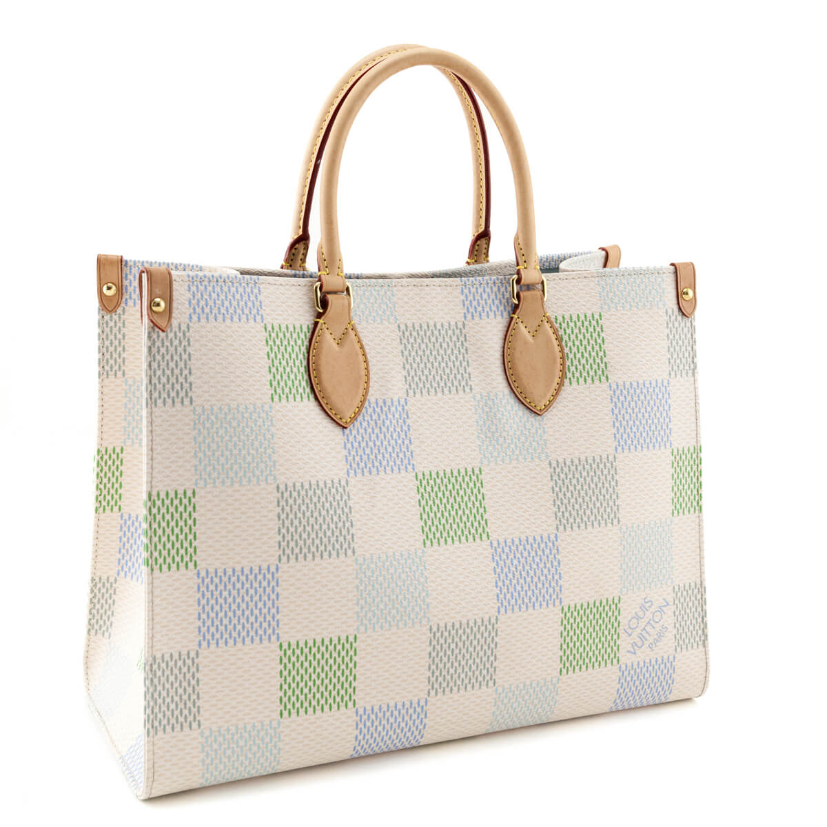 Louis Vuitton Pistachio Damier Giant Onthego MM Tote