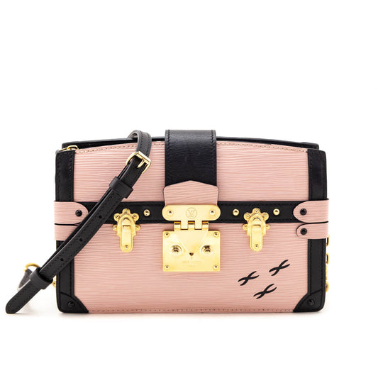 Louis Vuitton Rose Ballerine Epi Trunk Clutch