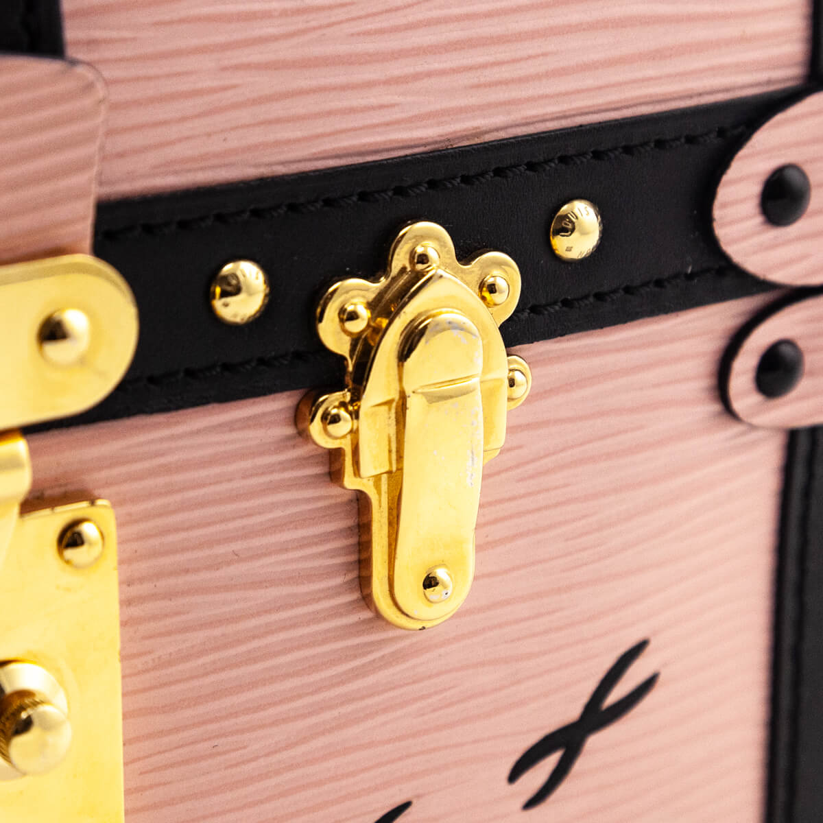 Louis Vuitton Rose Ballerine Epi Trunk Clutch