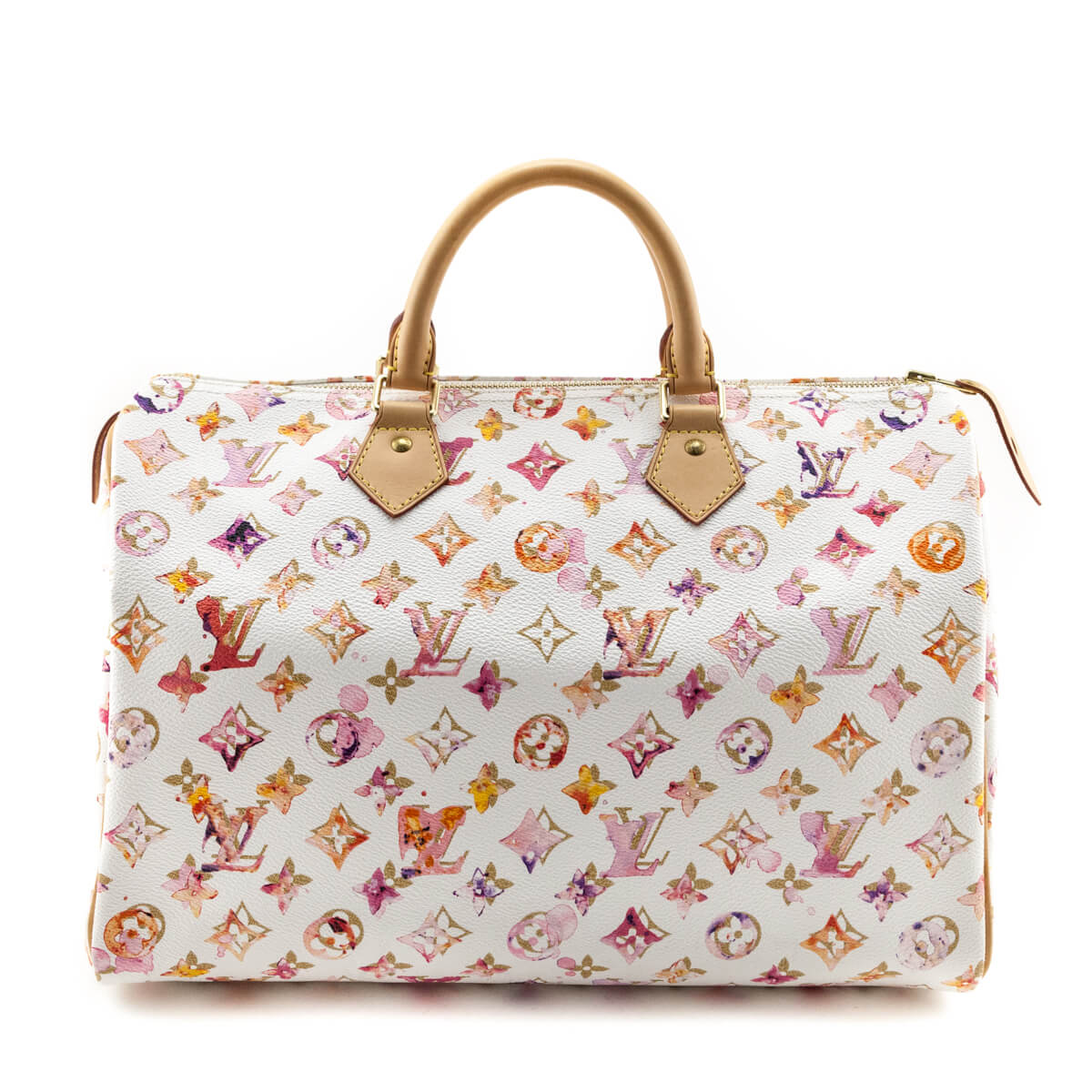 Louis Vuitton White Watercolor Aquarelle Speedy 35