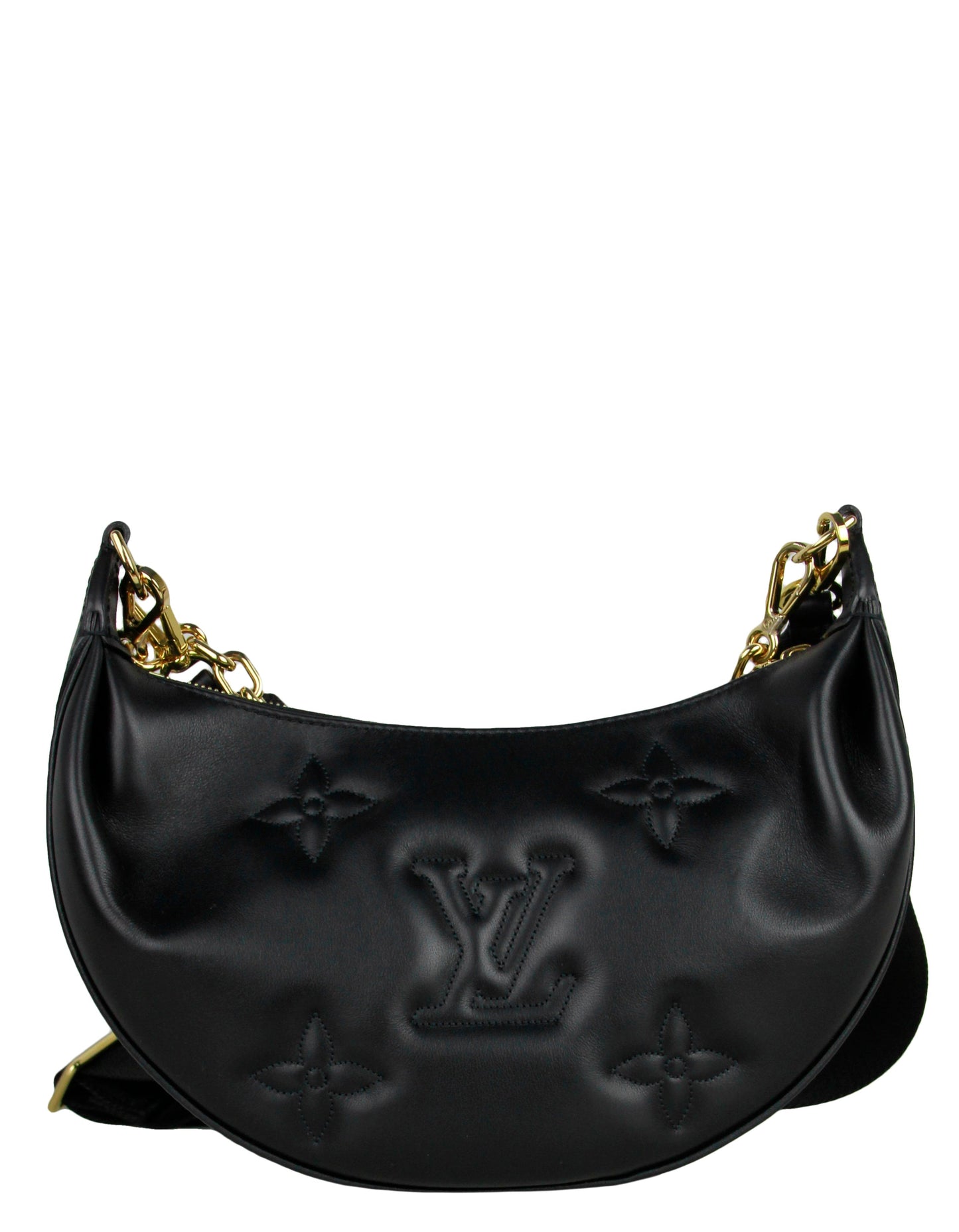 Louis Vuitton Black Leather Over The Moon Crossbody Bag