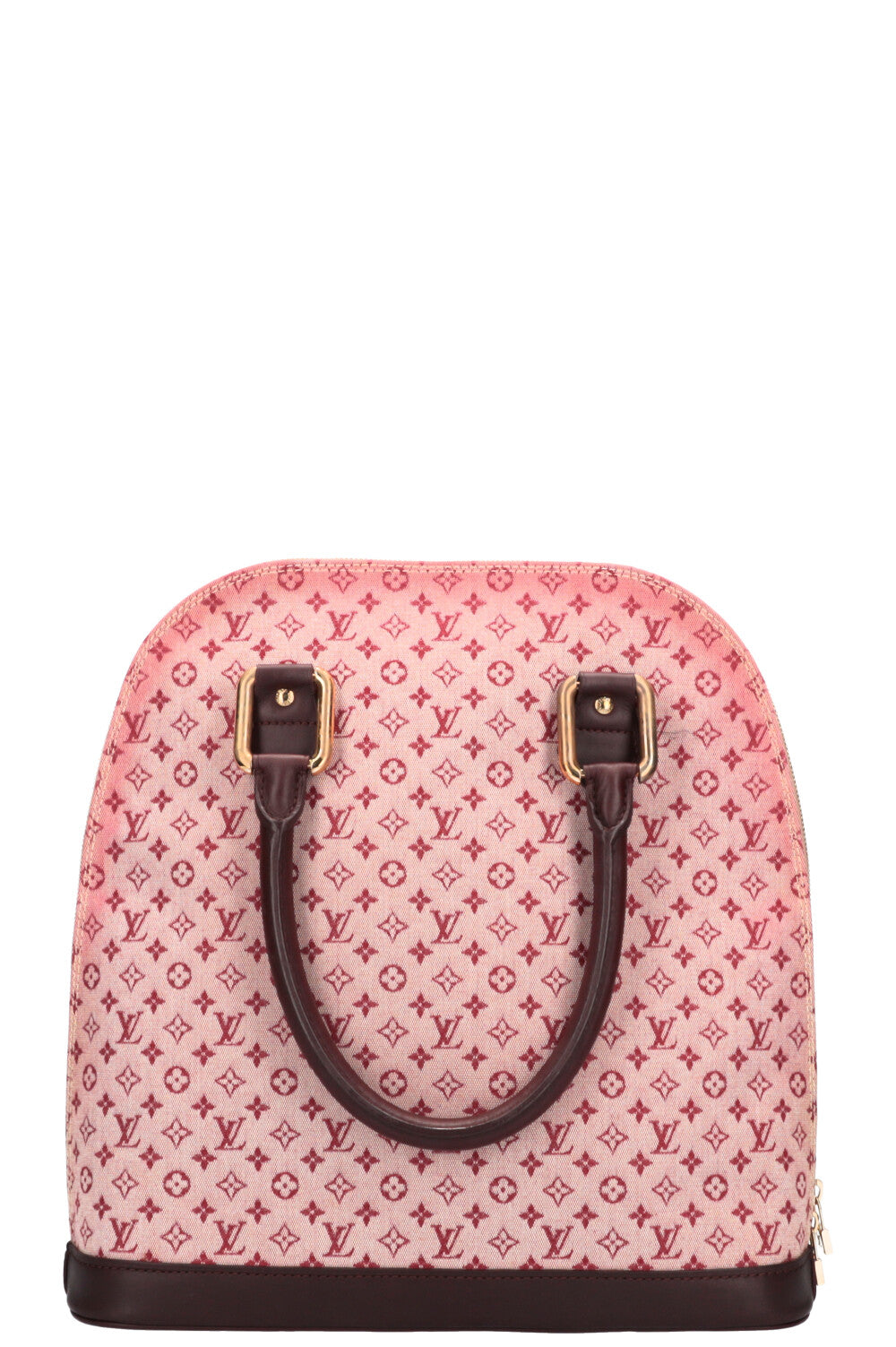 LOUIS VUITTON Alma Haut Mini Lin Sepia Handbag
