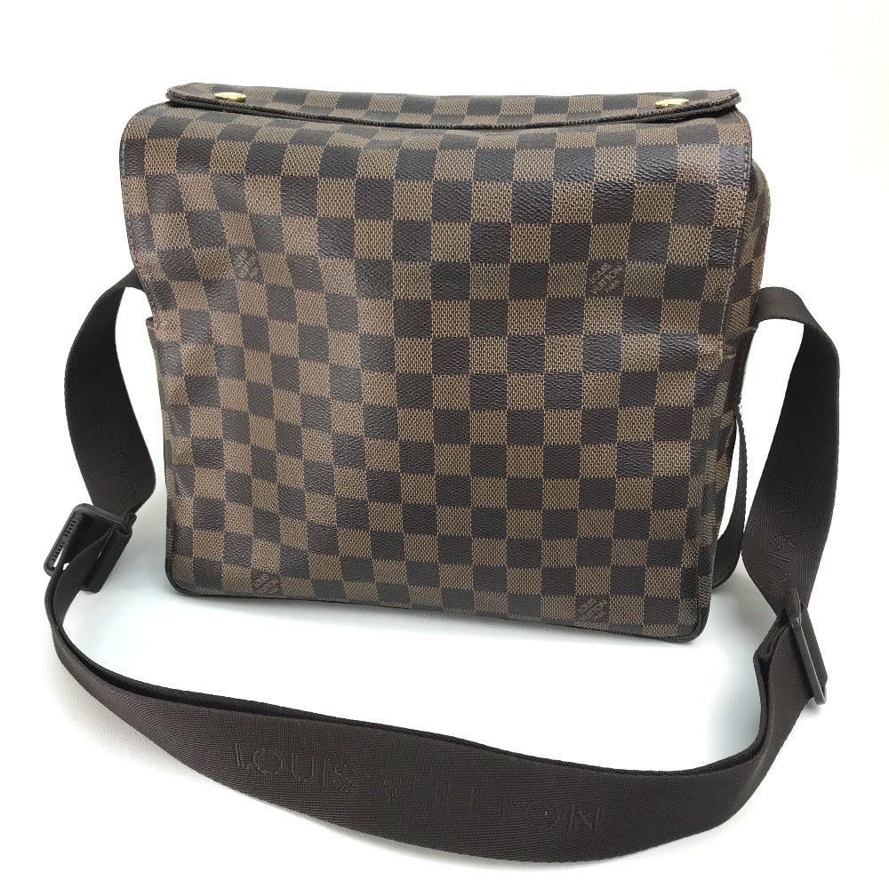 LOUIS VUITTON Shoulder Bag N45255 Damier canvas Brown bag messenger bag Damier Naviglio mens(Unisex)