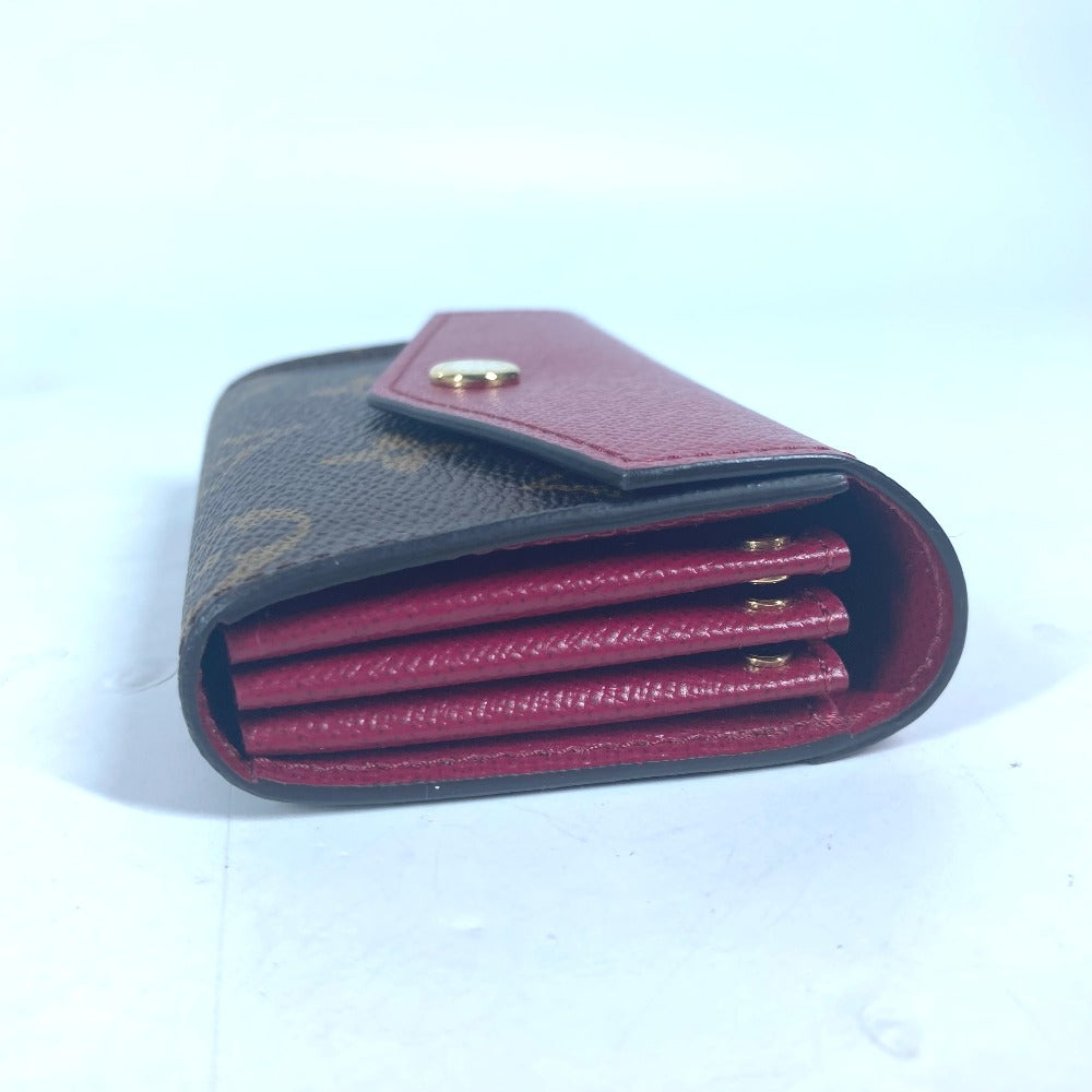 LOUIS VUITTON Card Case M61273 Monogram canvas Red Monogram Multicult Sarah Women