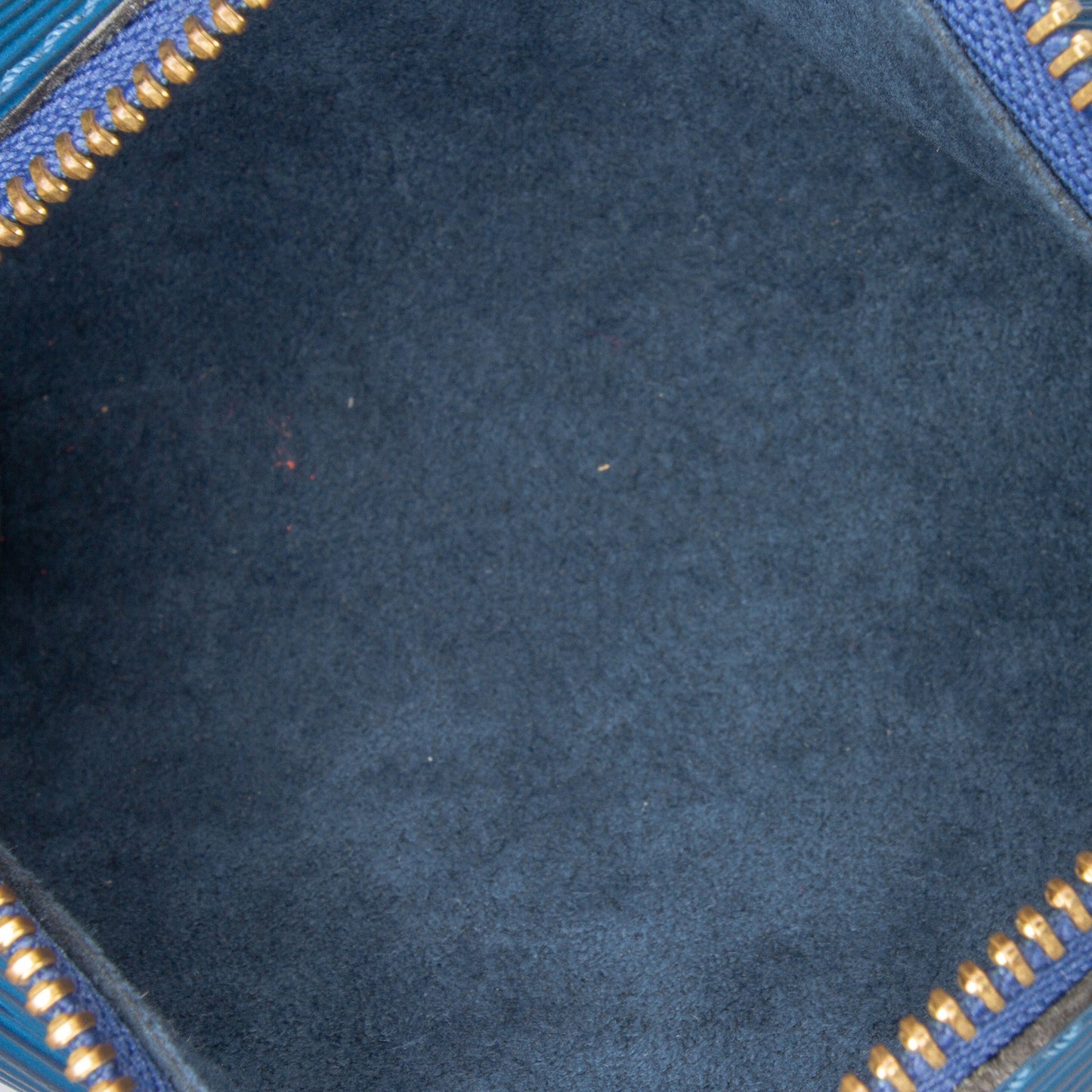 Blue Louis Vuitton Epi Pochette Papillon Handbag