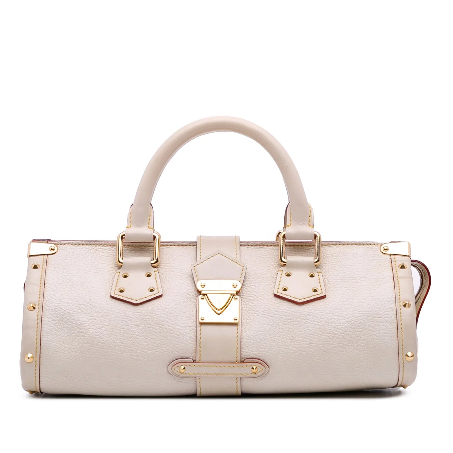 White Louis Vuitton Suhali LEpanoui PM Handbag