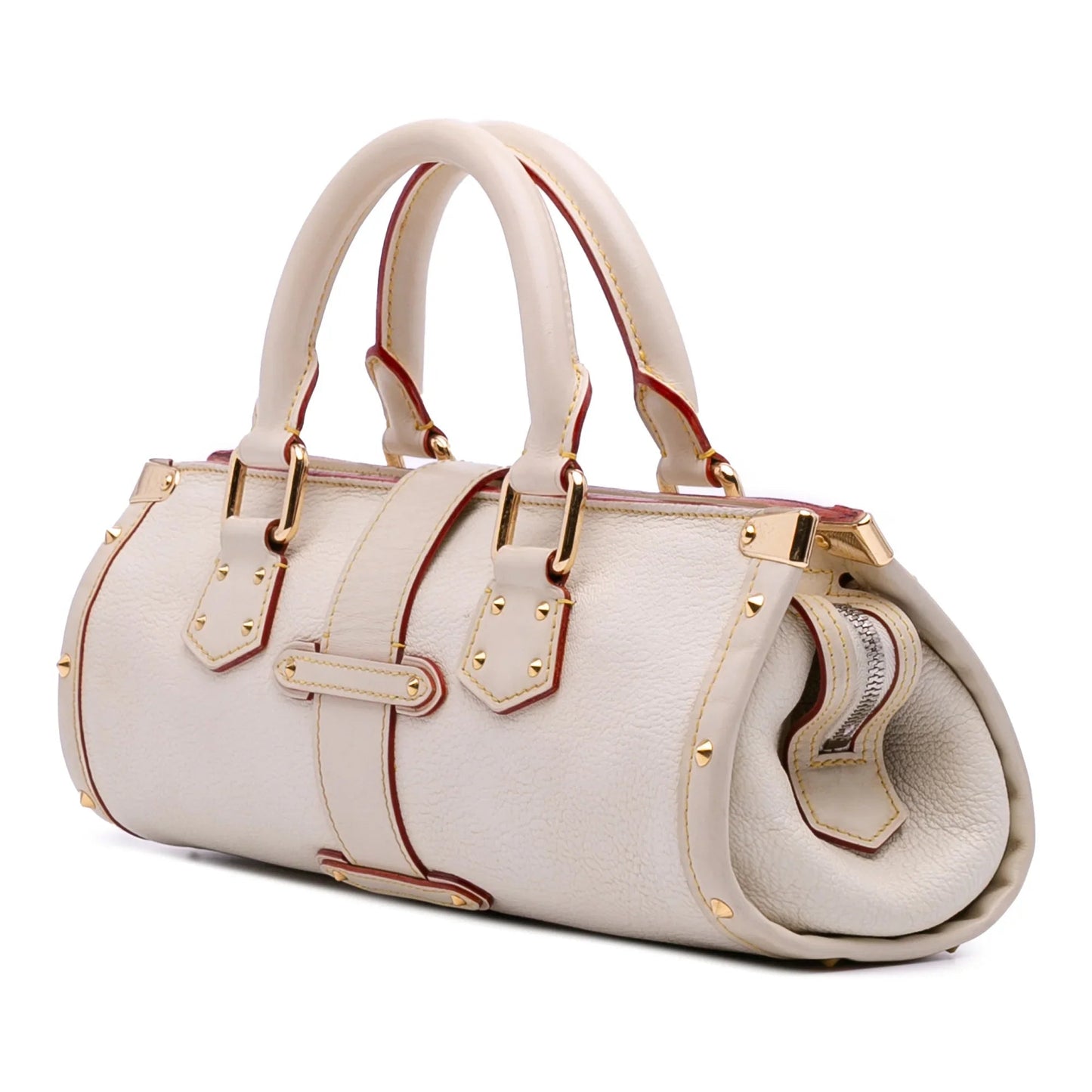 White Louis Vuitton Suhali LEpanoui PM Handbag
