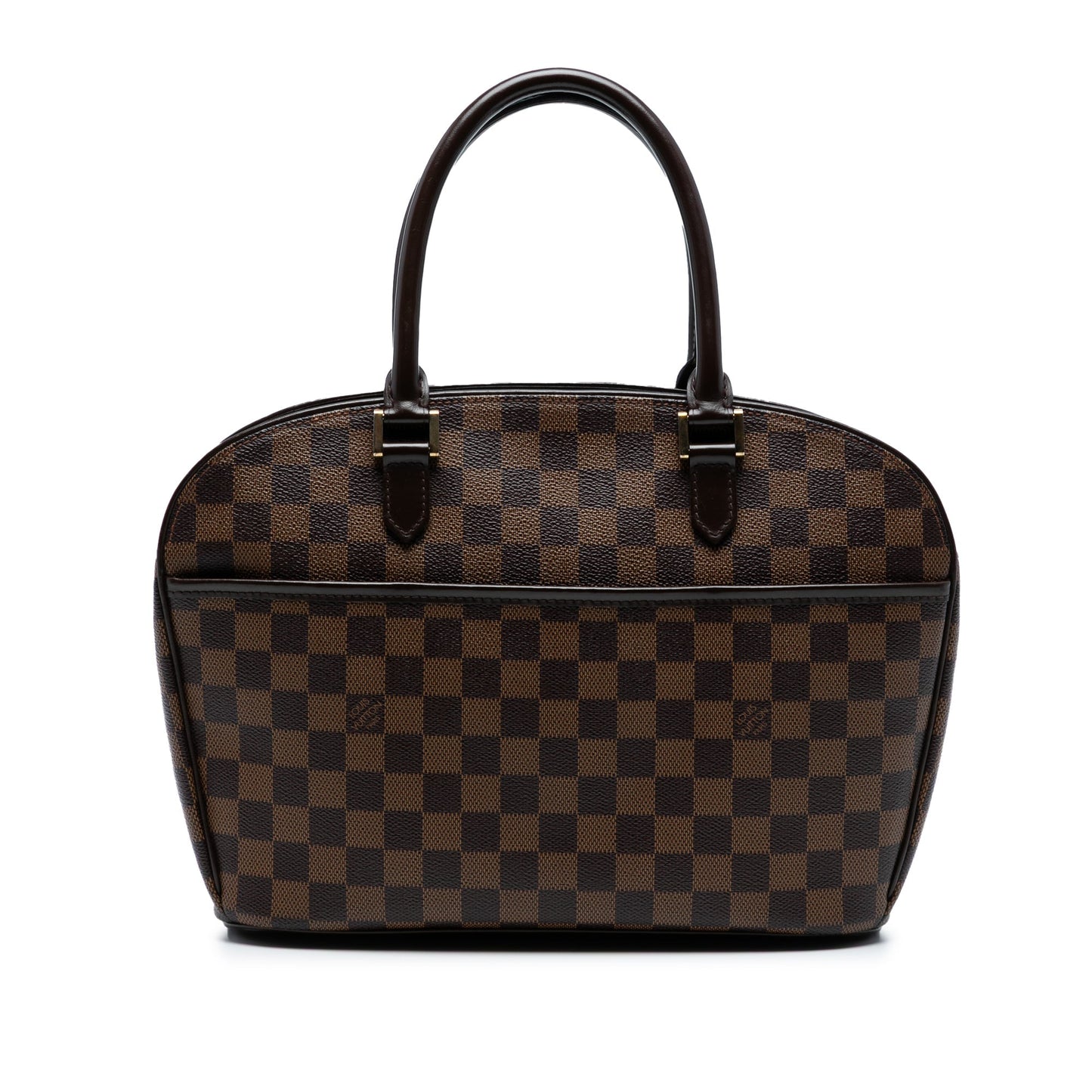 Brown Louis Vuitton Damier Ebene Sarria Horizontal Handbag