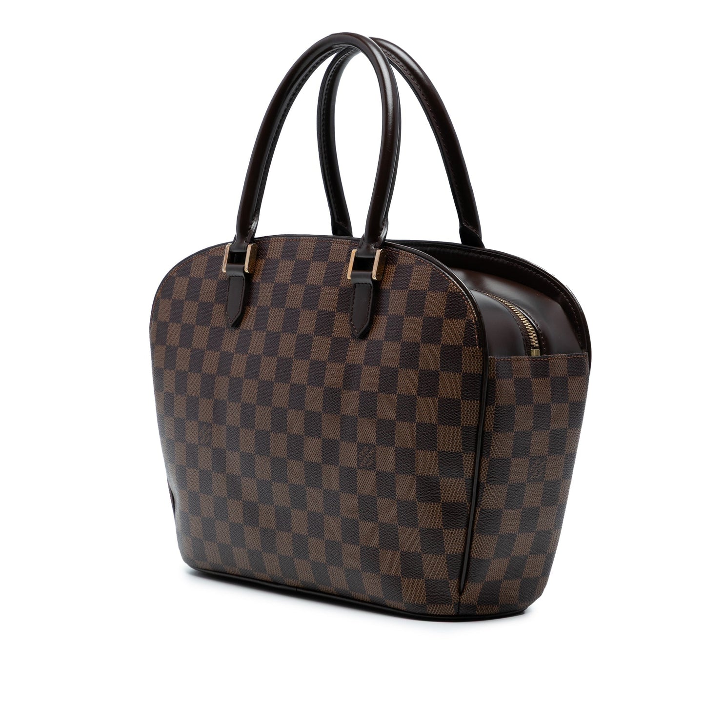 Brown Louis Vuitton Damier Ebene Sarria Horizontal Handbag