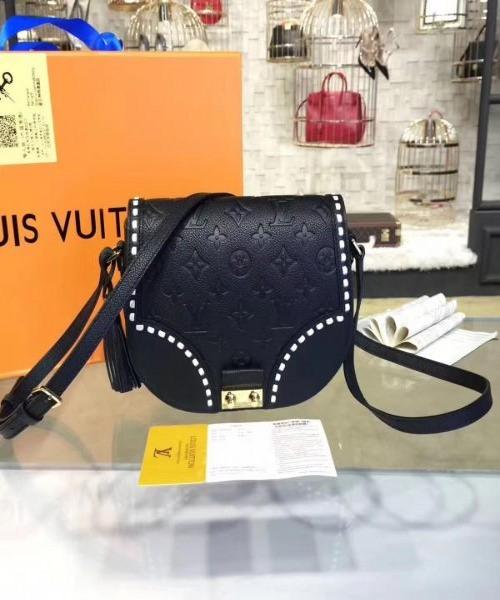 Louis Vuitton Junot Monogram Empreinte Leather Noir