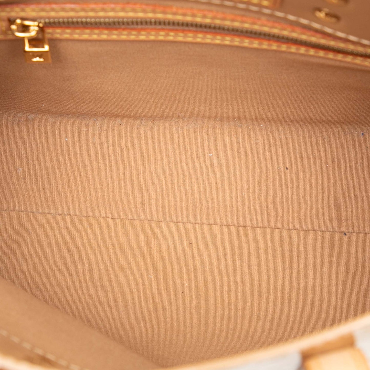 Tan Louis Vuitton Monogram Vernis Reade PM Handbag