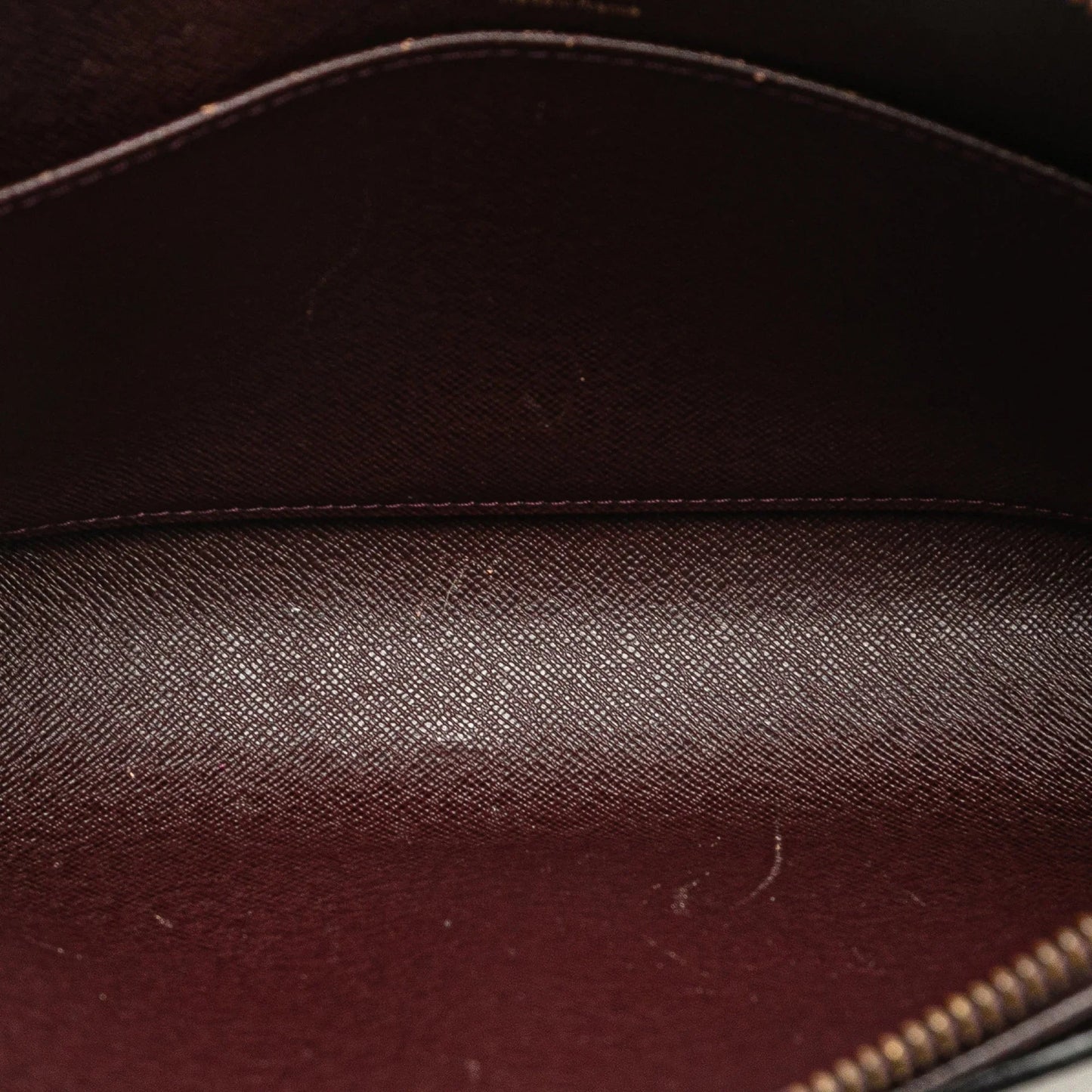 Red Louis Vuitton Taiga Pochette Baikal Clutch Bag