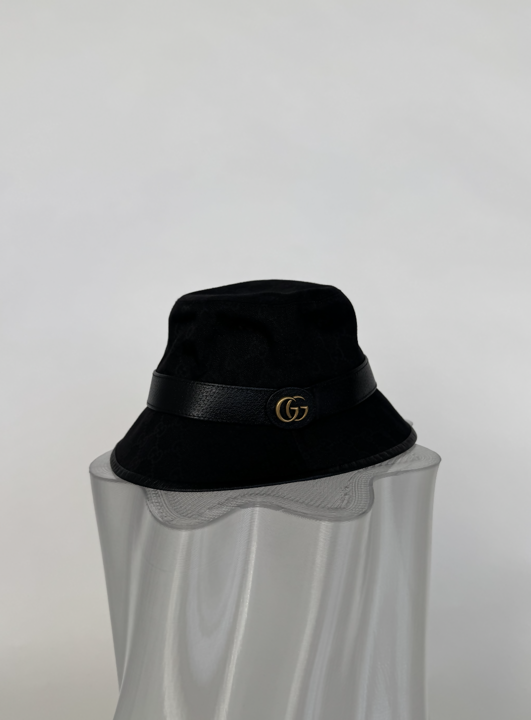 Gucci Black GG Supreme Jacquard Bucket Hat