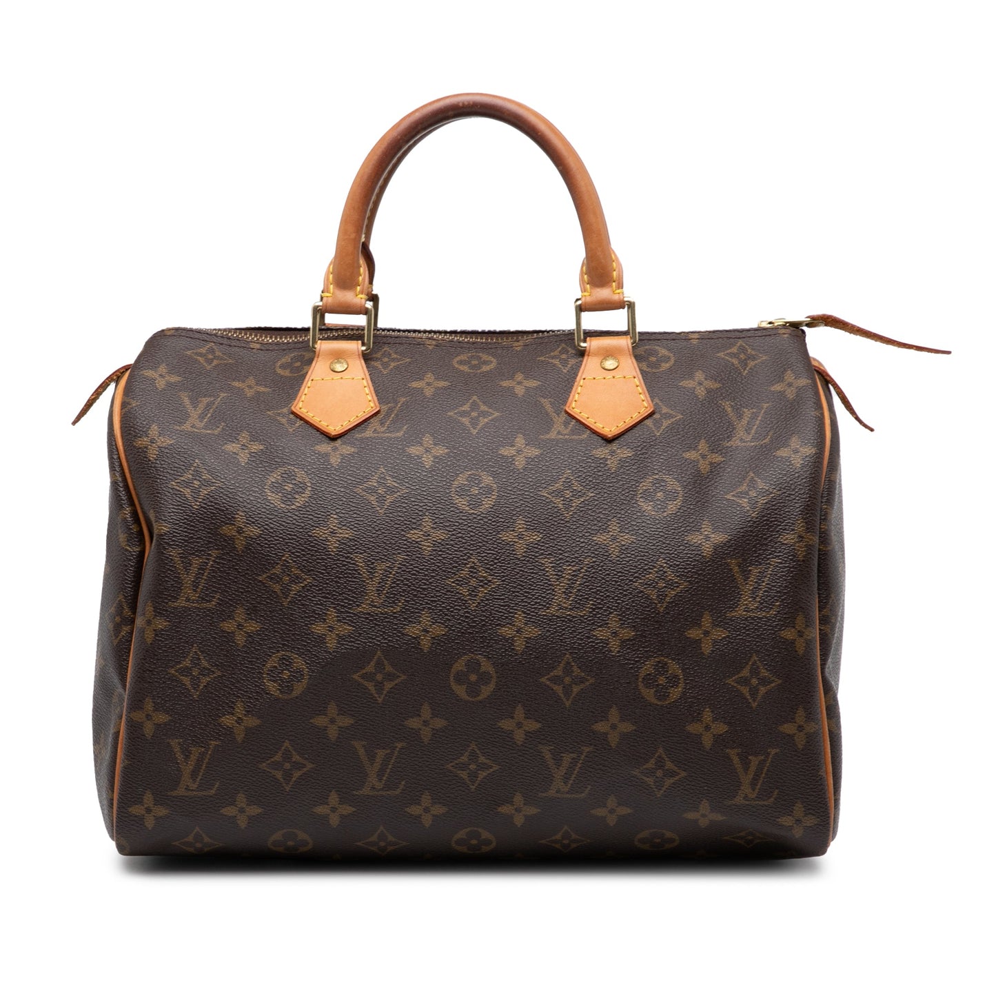 Brown Louis Vuitton Monogram Speedy 30 Boston Bag