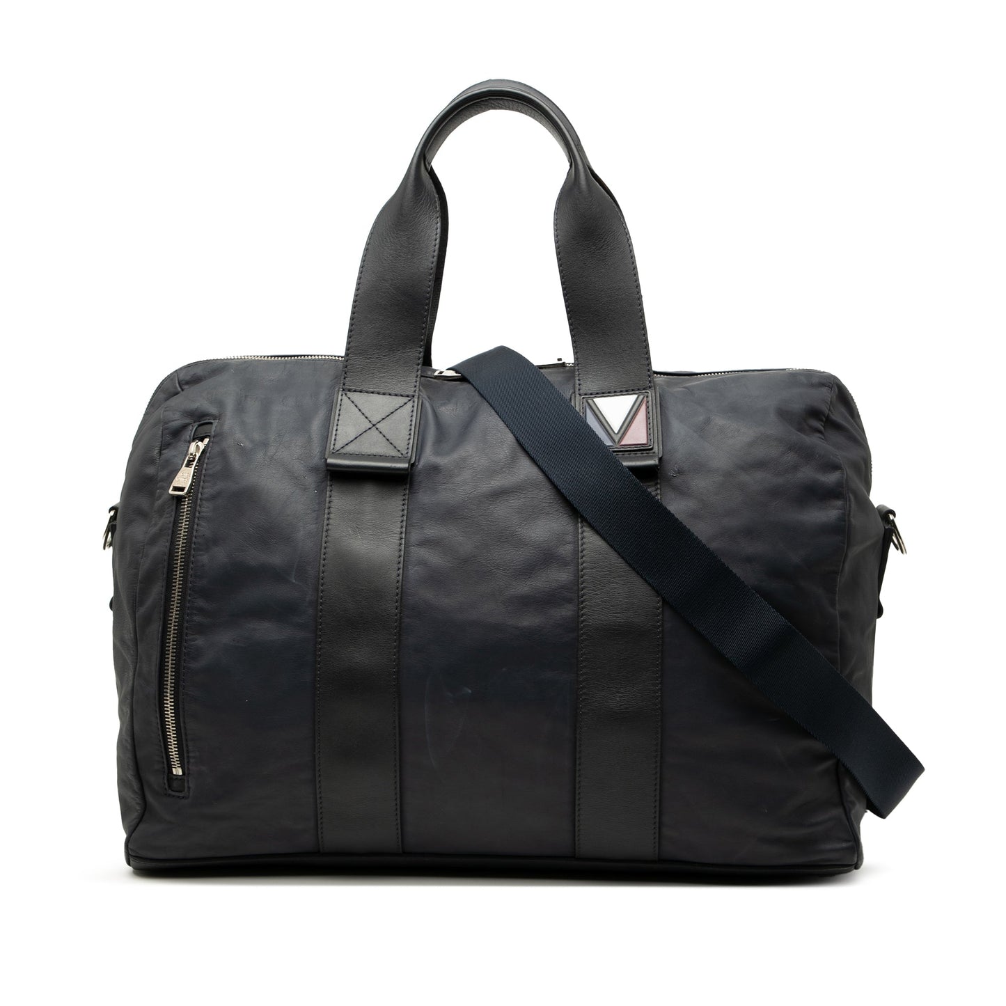 Blue Louis Vuitton Calfskin V Line Start PM