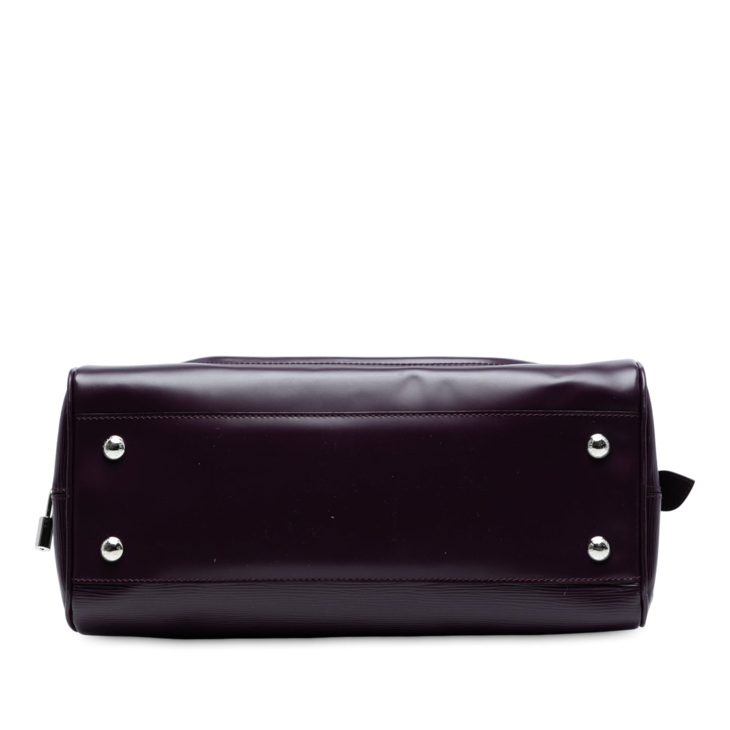 Purple Louis Vuitton Epi Bowling Montaigne GM Handbag