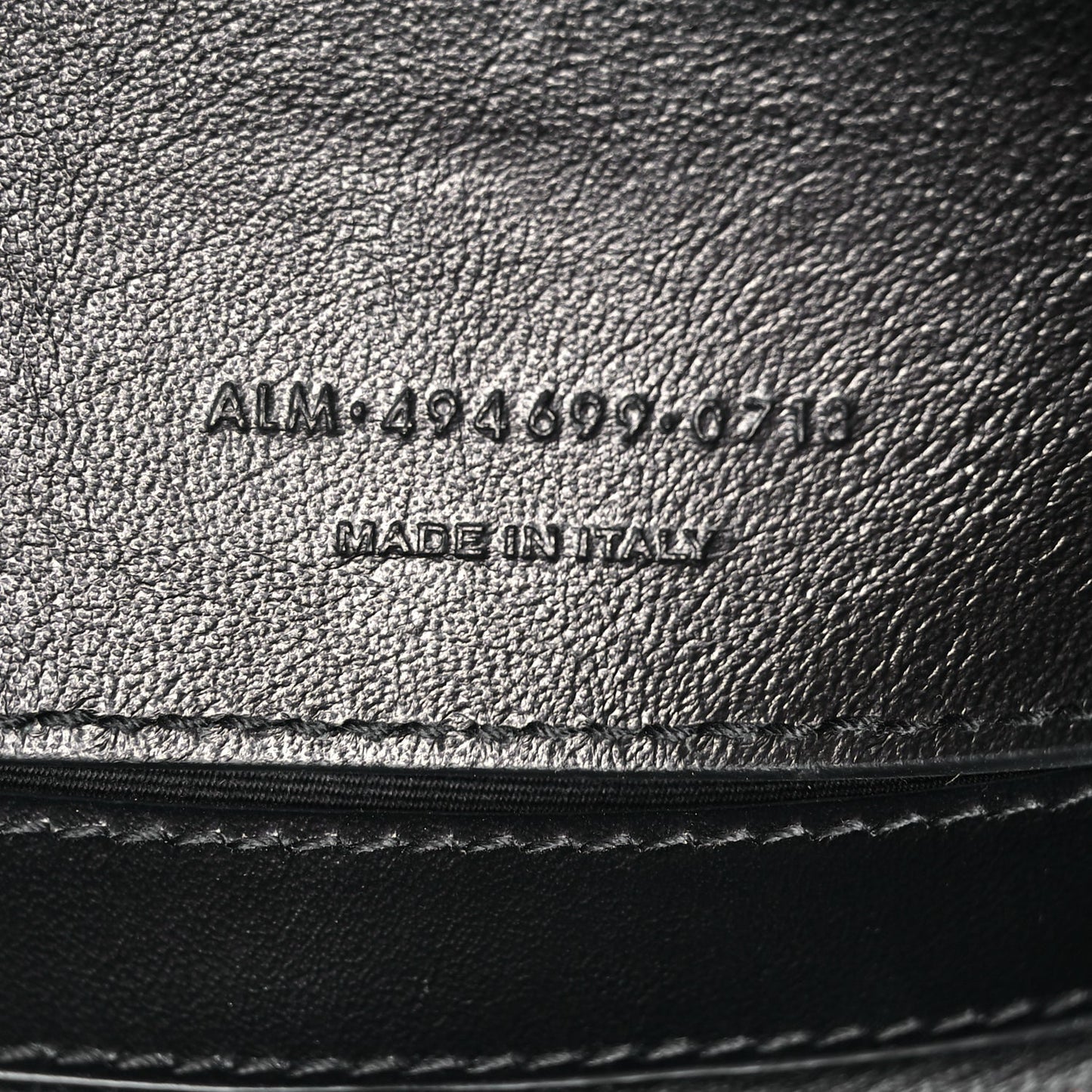 Saint Laurent Calfskin Y Quilted Monogram Small Loulou Chain Satchel Black