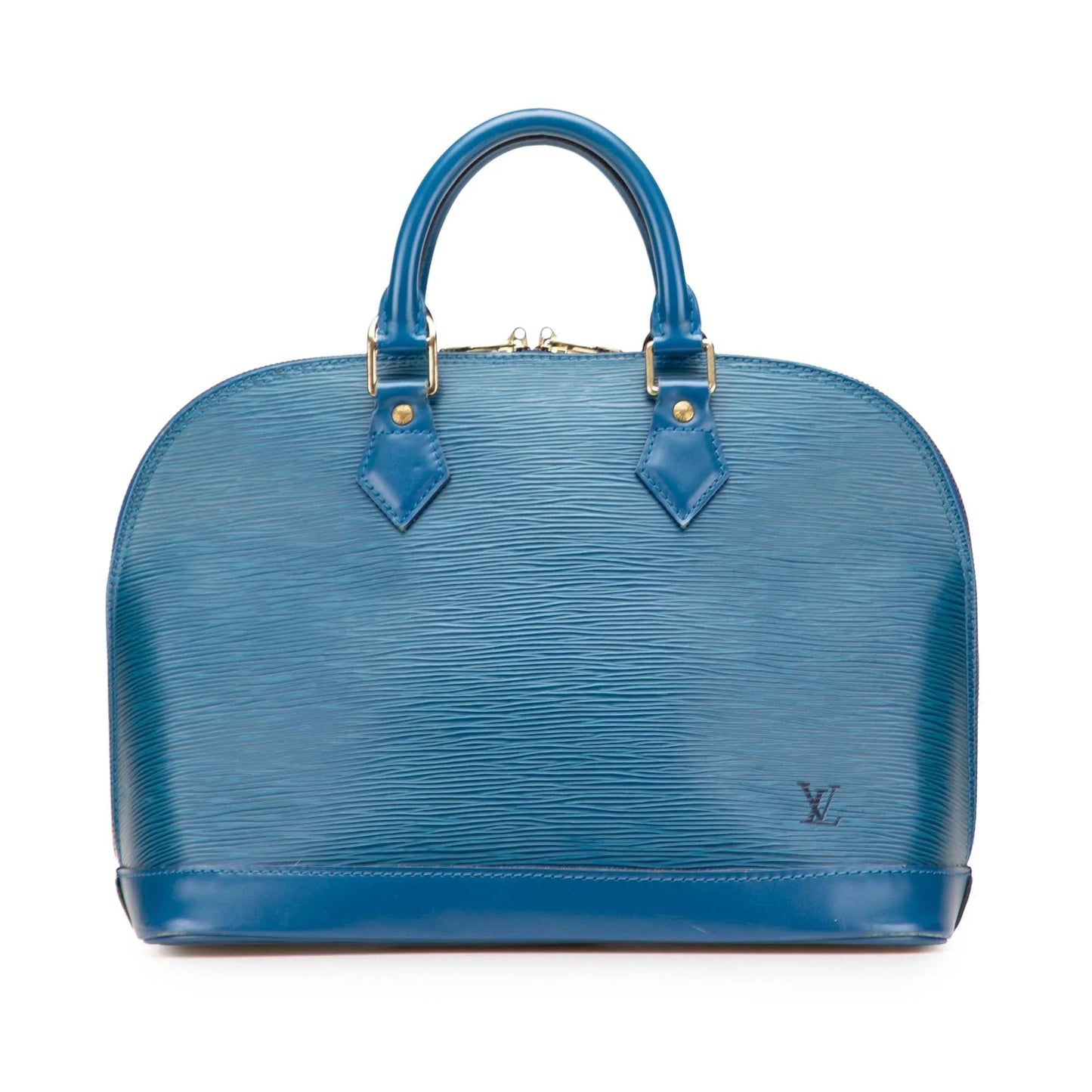 Blue Louis Vuitton Epi Alma PM Handbag