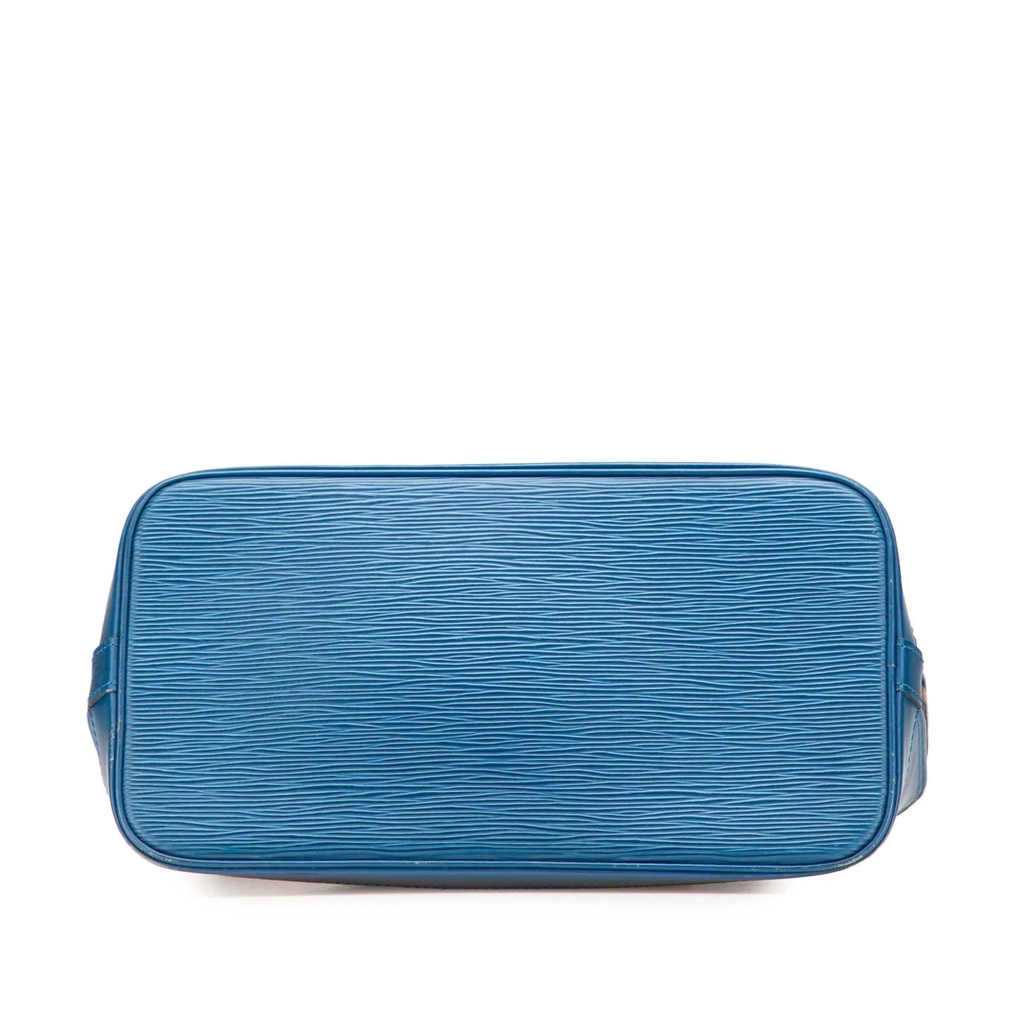 Blue Louis Vuitton Epi Alma PM Handbag
