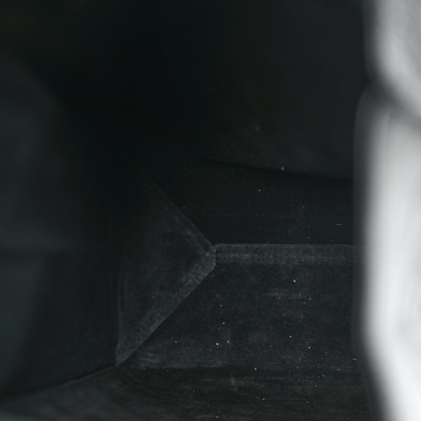 Saint Laurent Calfskin Monogram Deli Paper Bag   Black