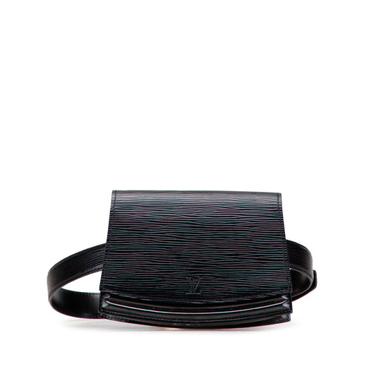 Black Louis Vuitton Epi Tilsitt Belt Bag