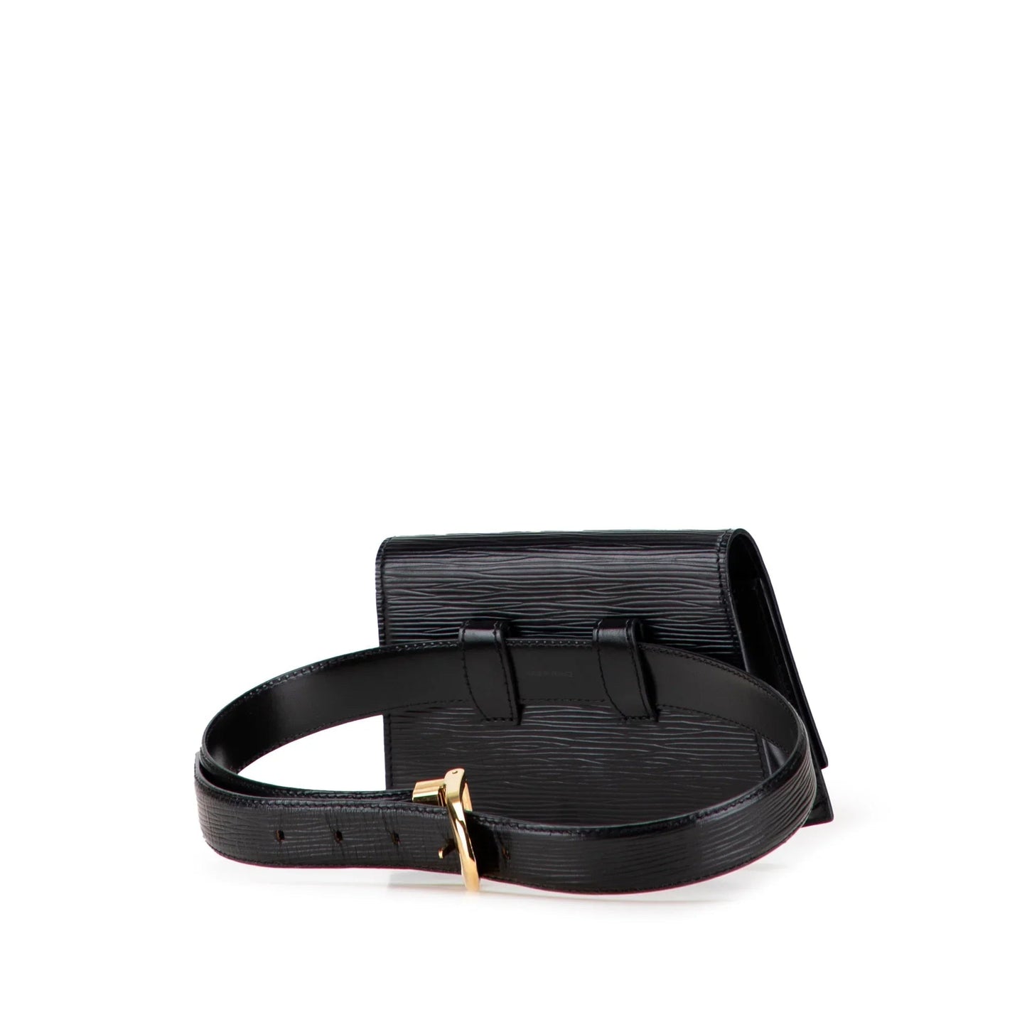 Black Louis Vuitton Epi Tilsitt Belt Bag