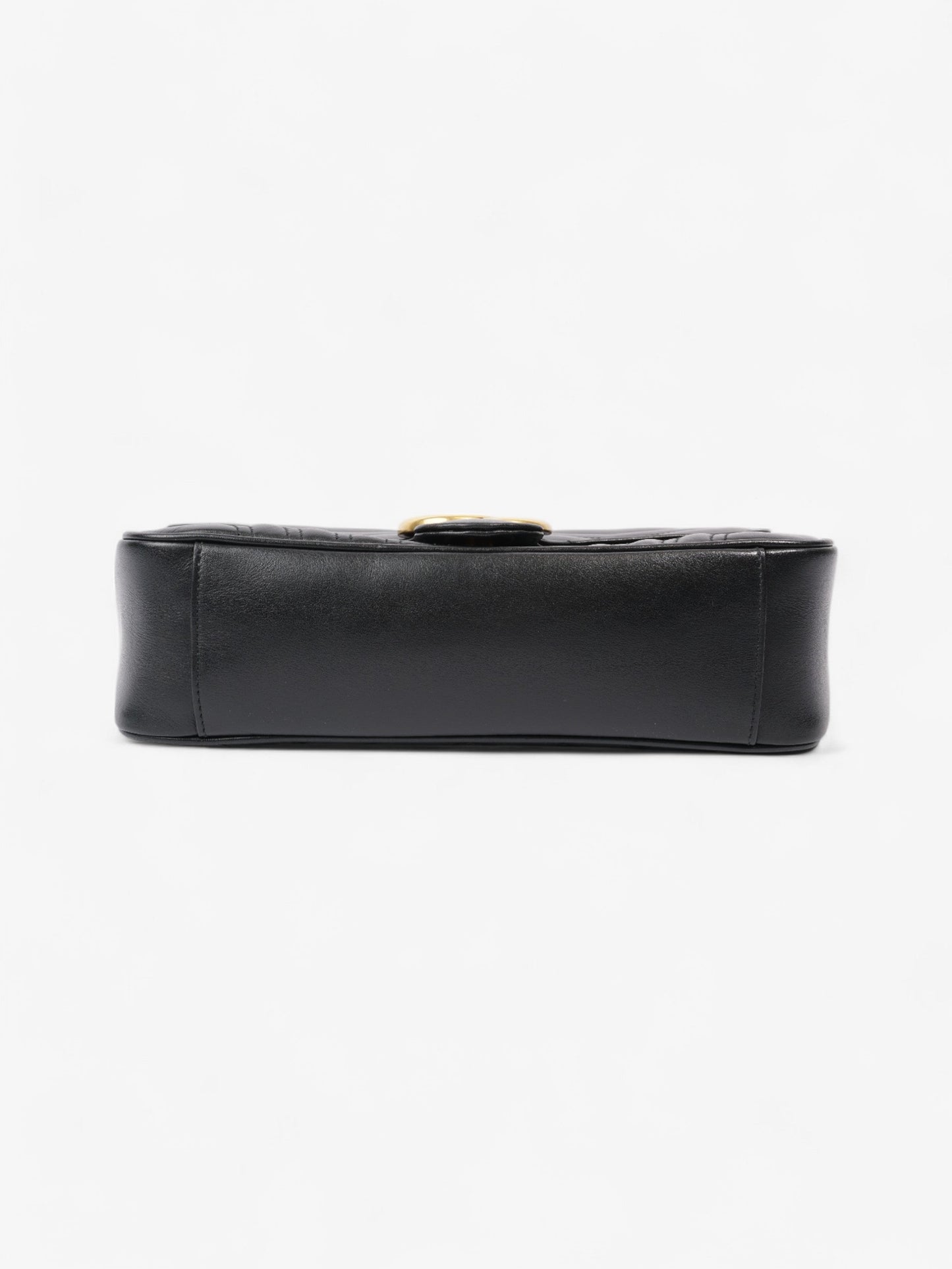 Gucci Marmont Flap Black Matelasse Leather Small