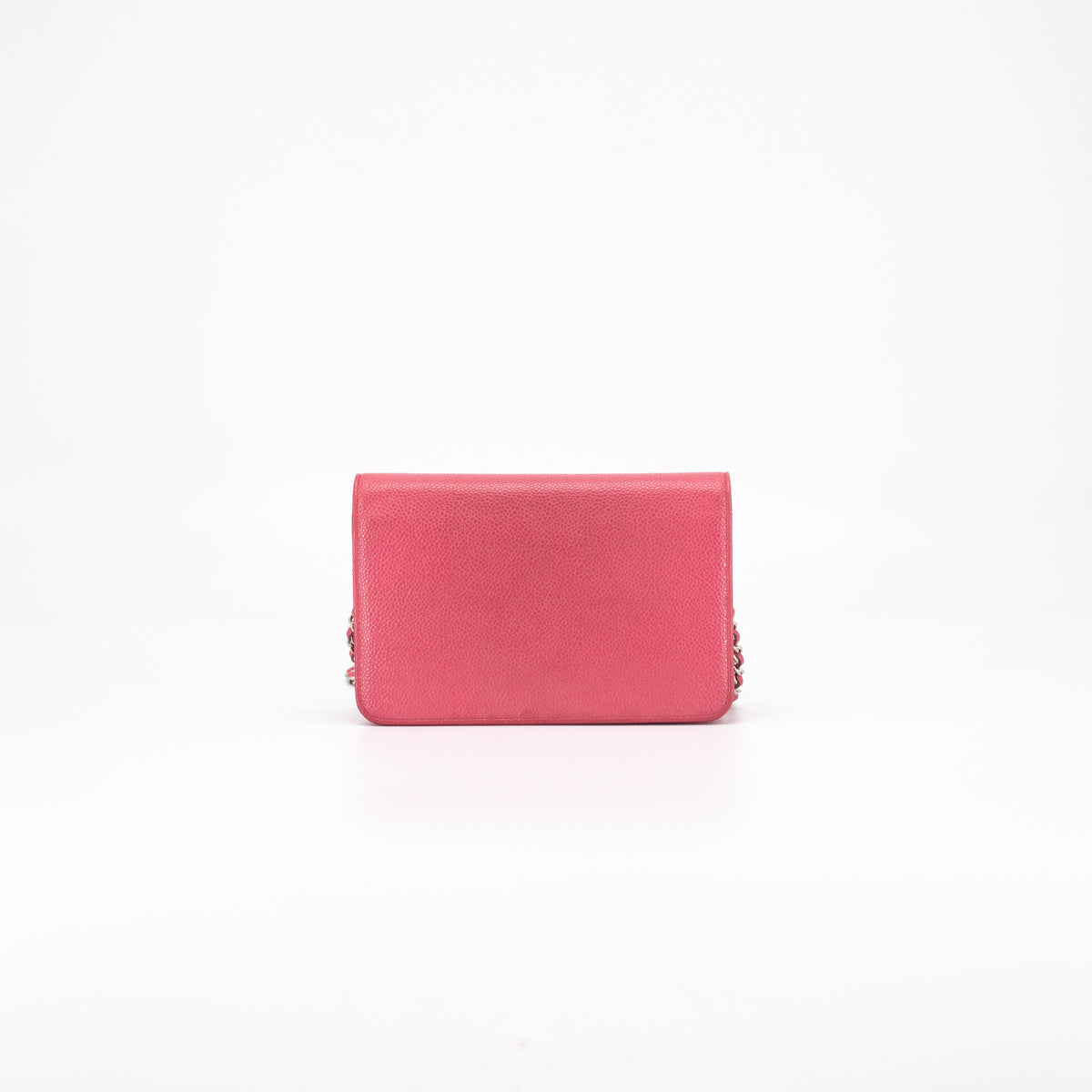 Chanel Caviar Coco Wallet On Chain Pink