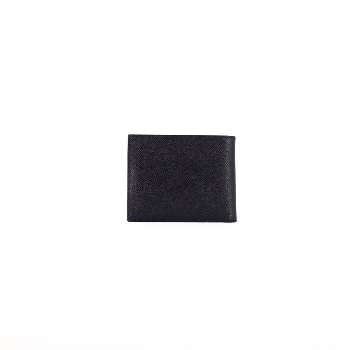 Luxury Hermes Portefeuille Citizen Twill Compact Wallet Black - D Stamp