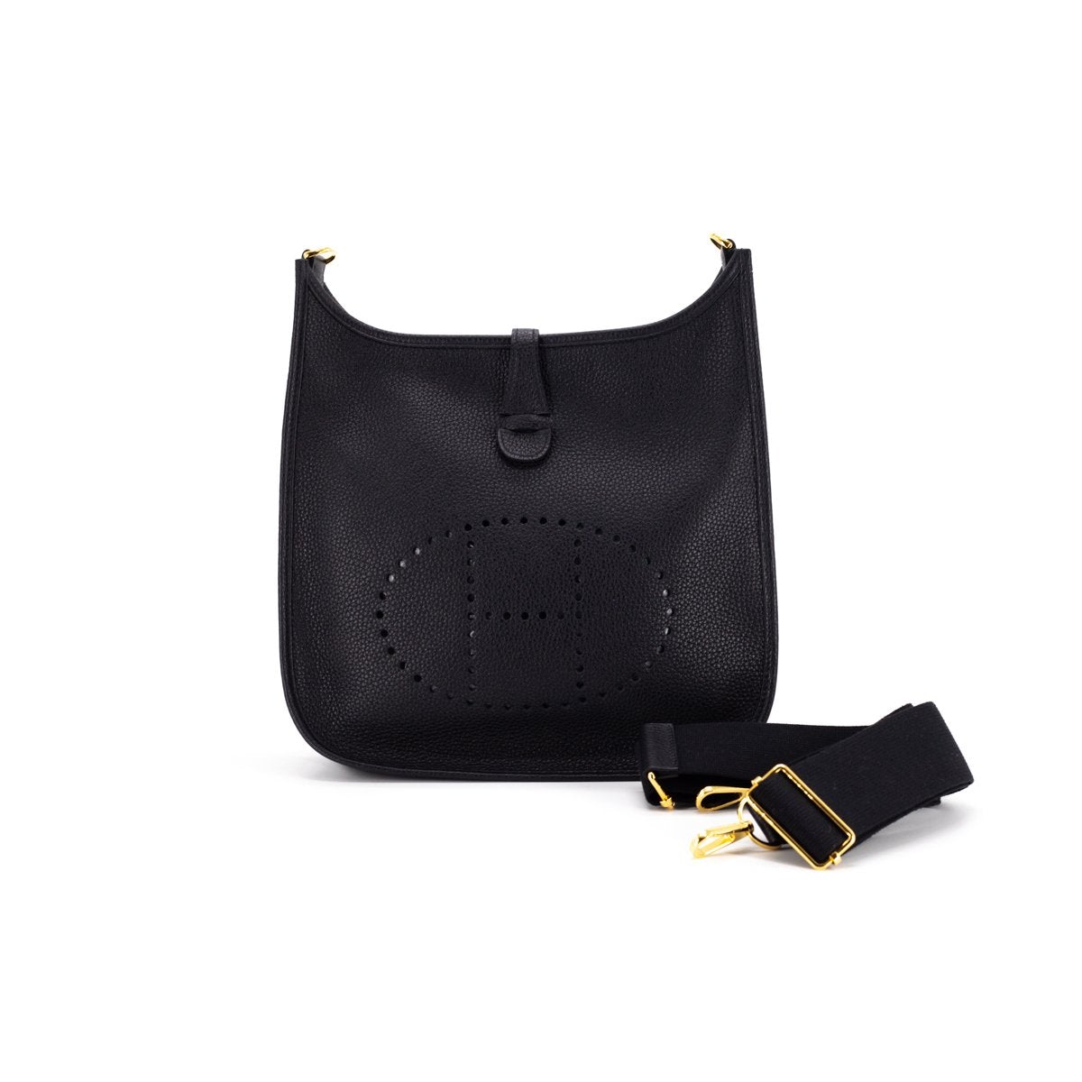 Luxury Hermes Evelyne III 29 Medium Noir - Y Stamp