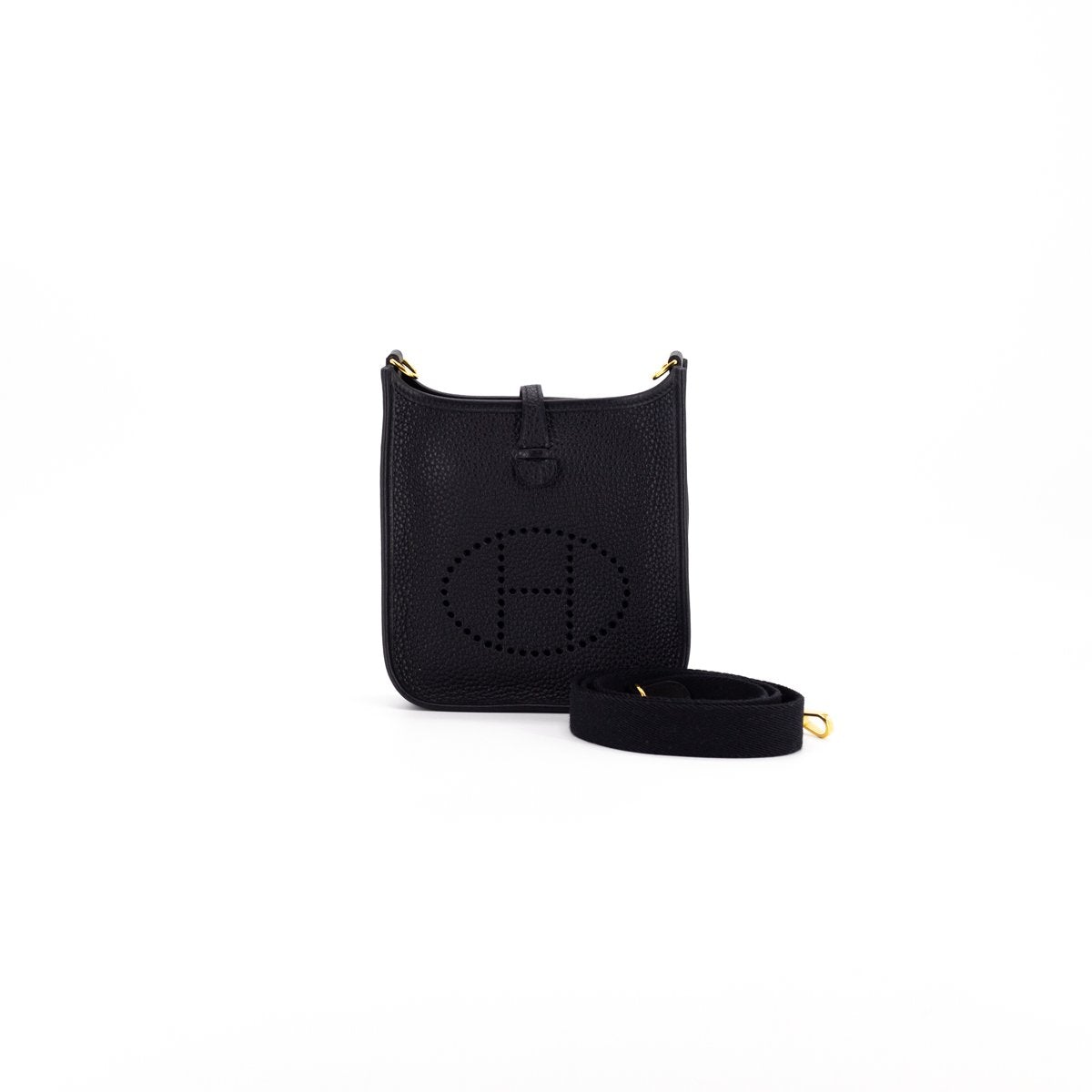 Luxury Hermes Evelyne 16 TPM Mini Noir - Y Stamp