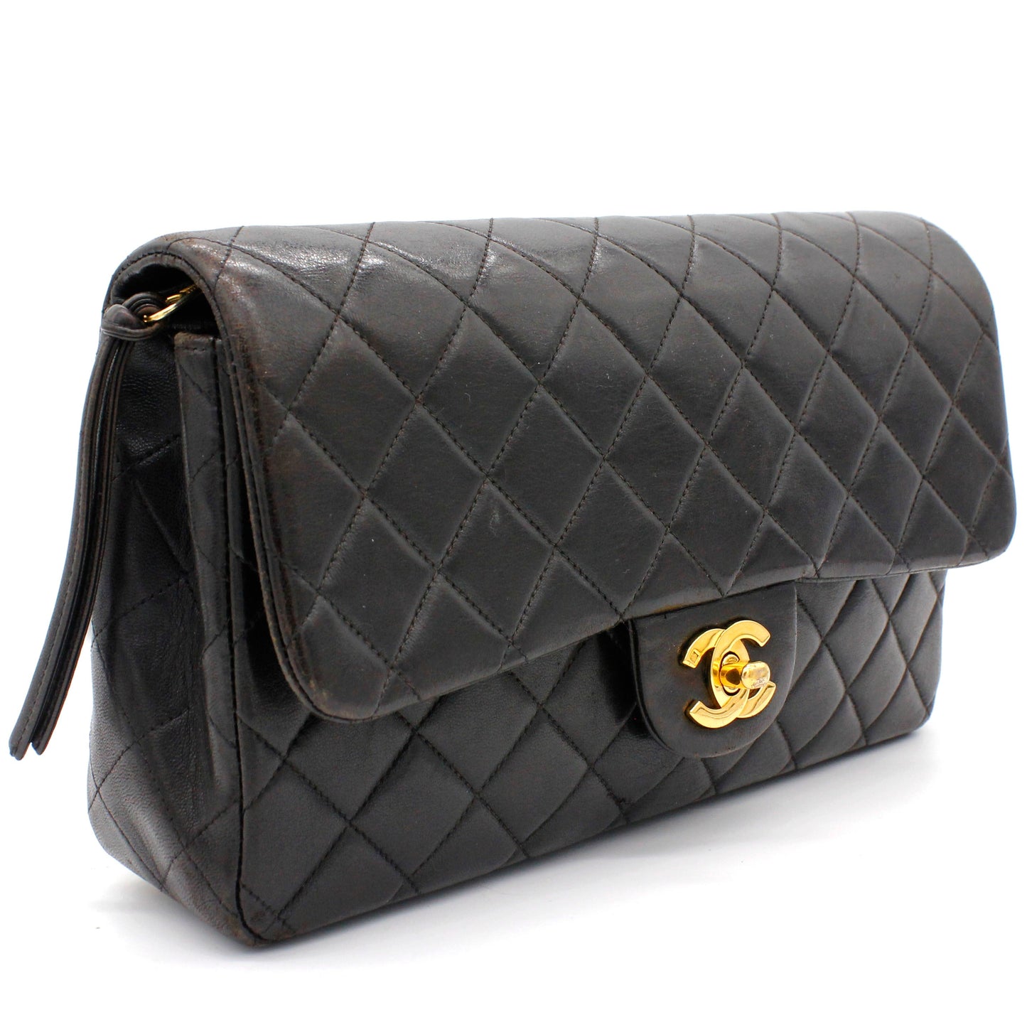 Chanel Black lambskin   Backpack
