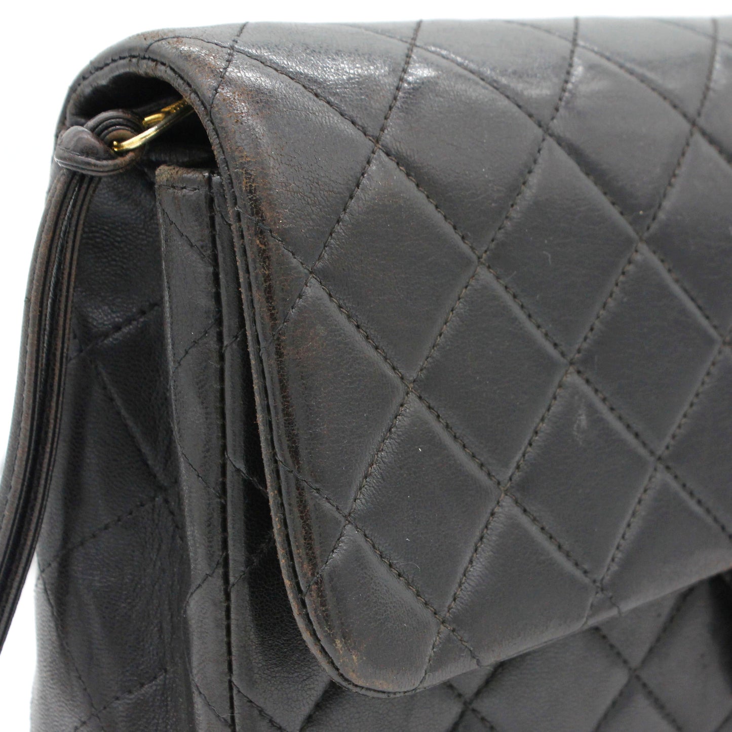 Chanel Black lambskin   Backpack