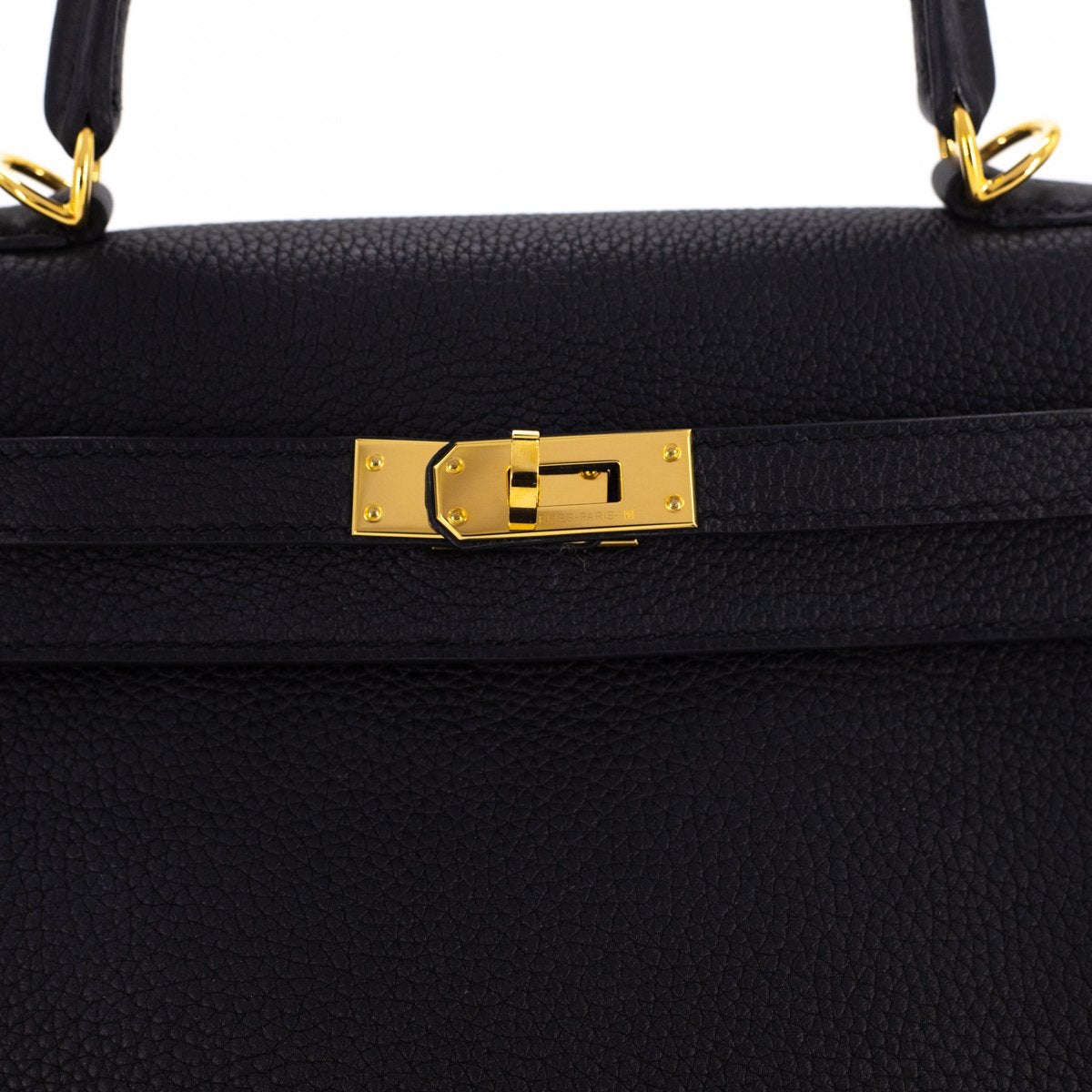 Luxury Hermes Kelly 25 Noir - C Stamp