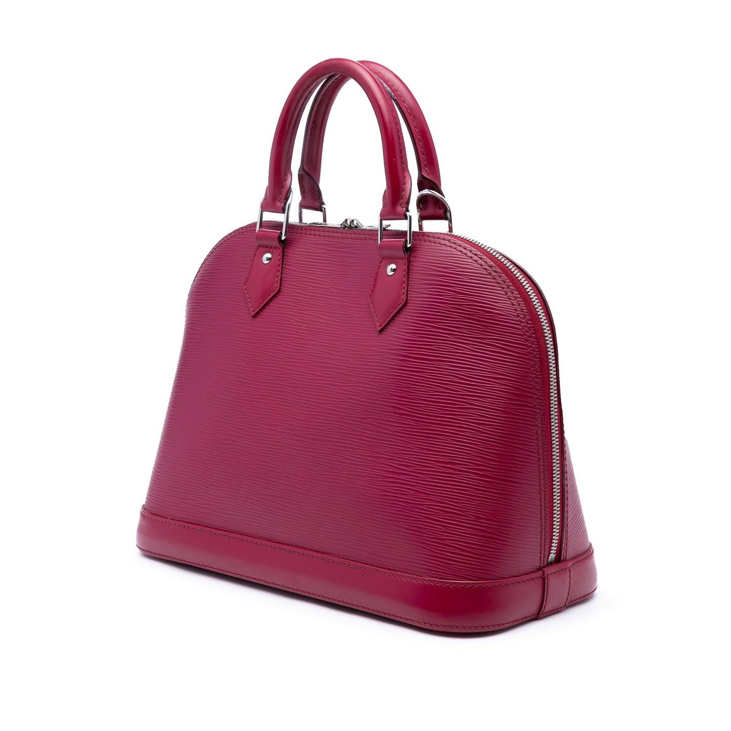 Red Louis Vuitton Epi Alma PM Handbag
