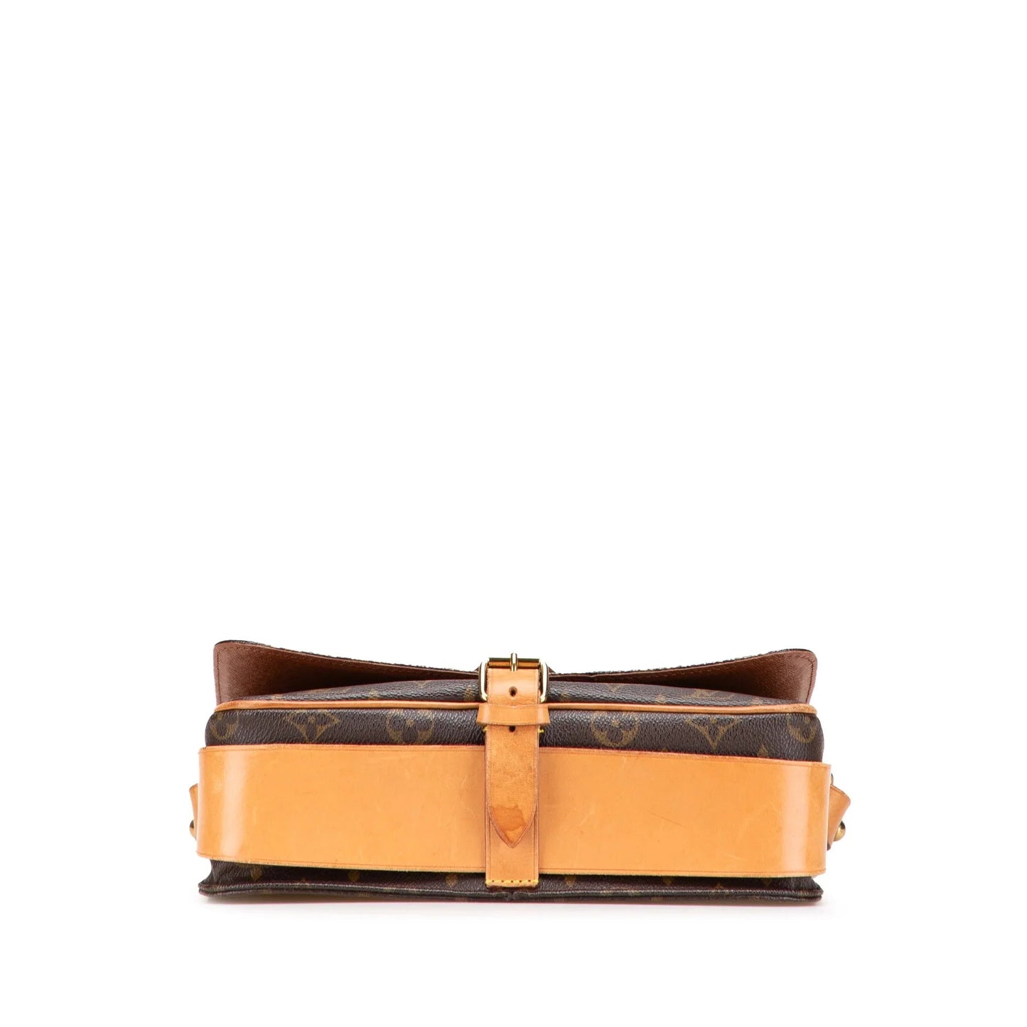 Brown Louis Vuitton Monogram Cartouchiere GM Crossbody Bag