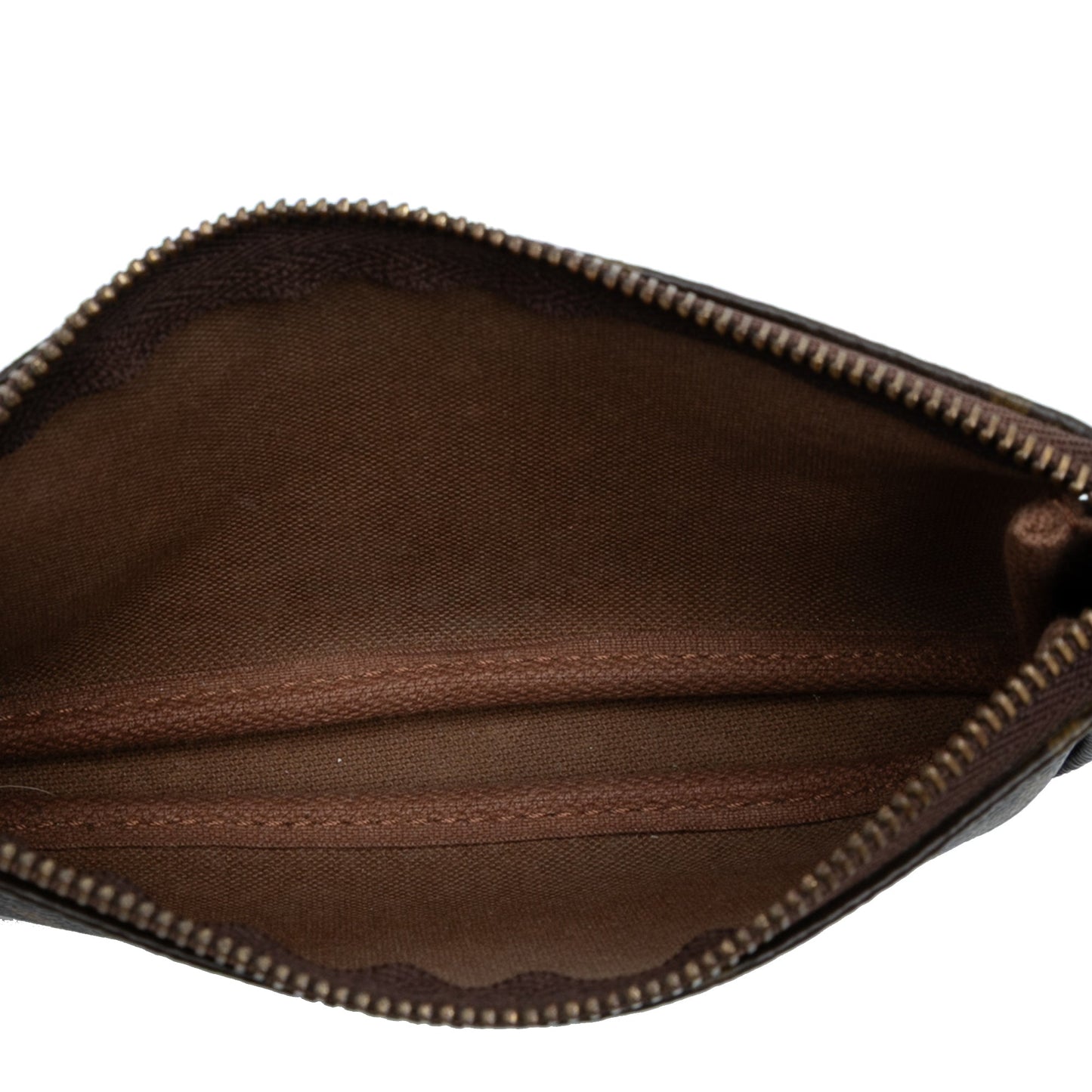 Brown Louis Vuitton Monogram Mini Pochette Accessoires Handbag