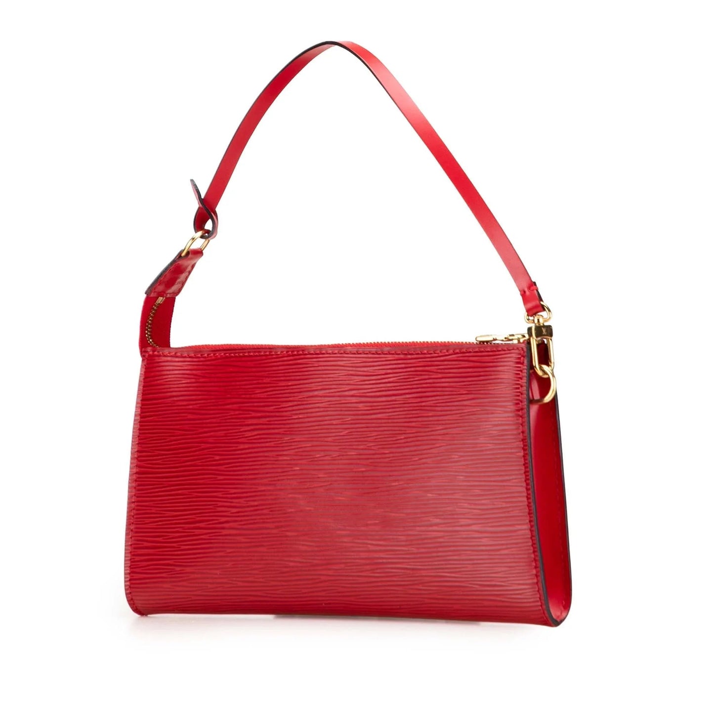 Red Louis Vuitton Epi Pochette Accessoires Shoulder Bag