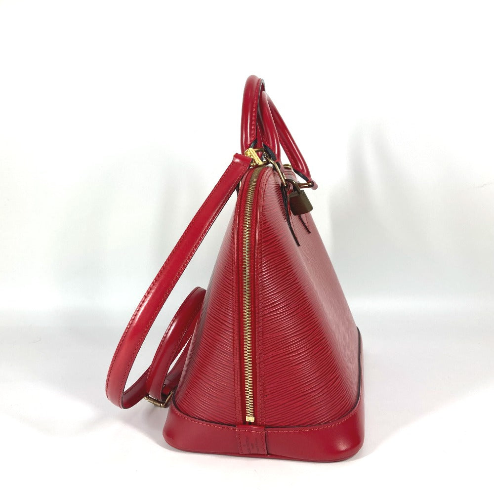 LOUIS VUITTON Handbag M52147 Epi Leather Red Epi Alma Women