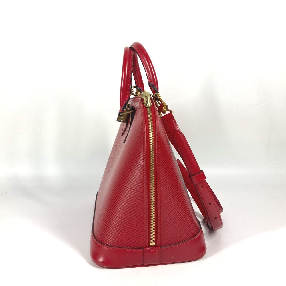 LOUIS VUITTON Handbag M52147 Epi Leather Red Epi Alma Women