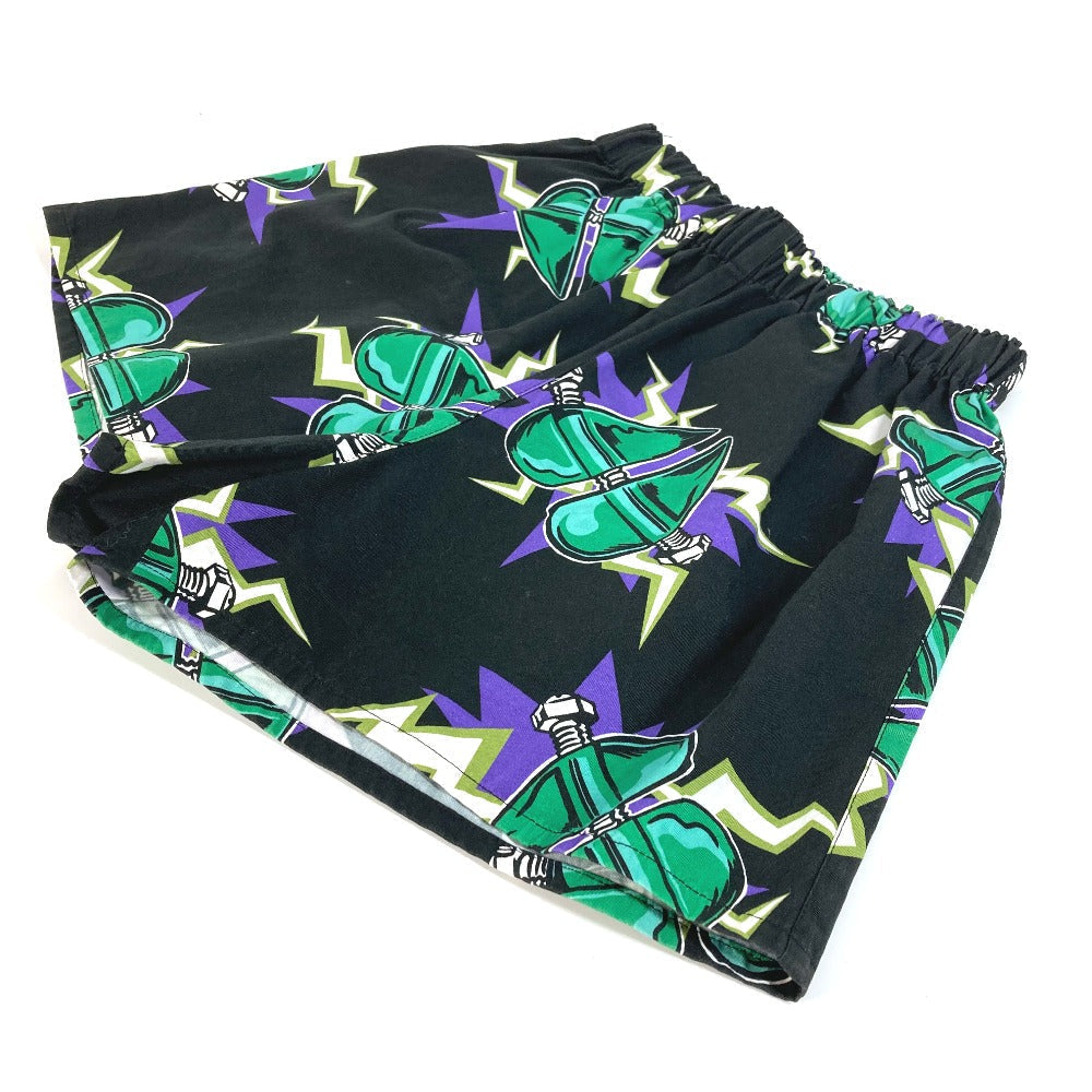 PRADA Shorts cotton black Franken logo Women 38