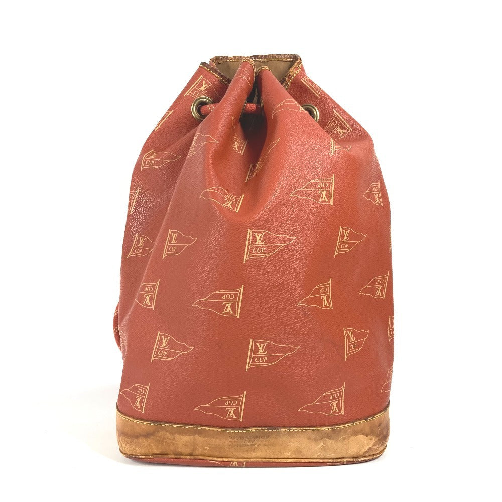 LOUIS VUITTON Shoulder Bag M80026 Leather / canvas Orange Louis Vuitton Cup 95 LVCUP Saint Tropez Women