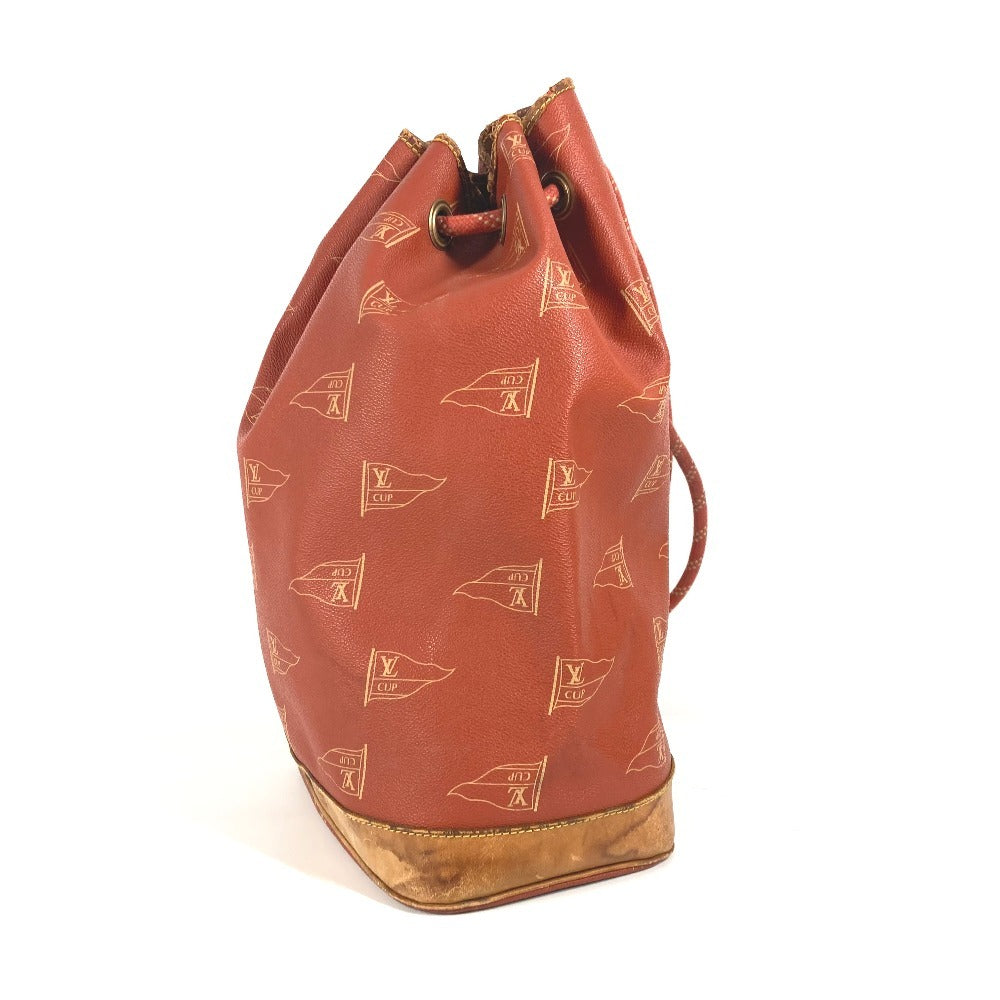 LOUIS VUITTON Shoulder Bag M80026 Leather / canvas Orange Louis Vuitton Cup 95 LVCUP Saint Tropez Women