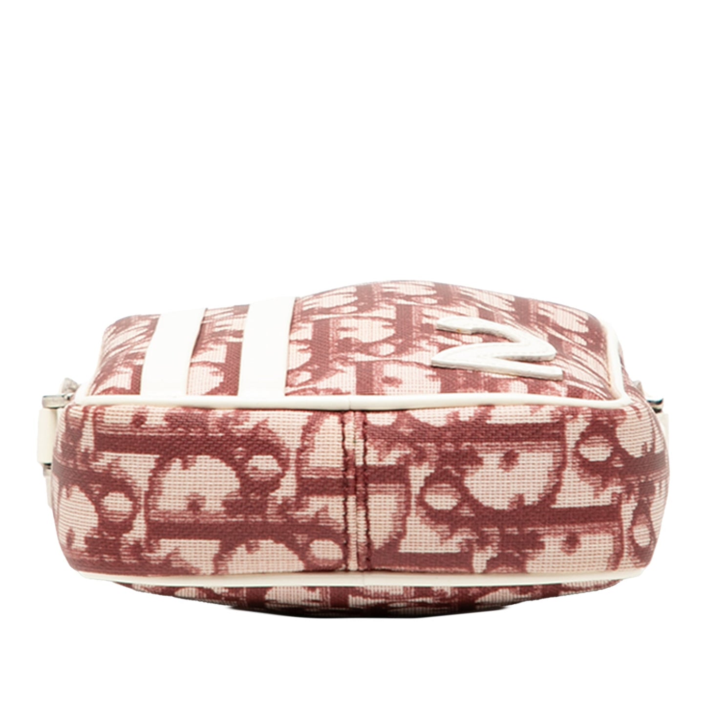 Red Dior Oblique Trotter Coated Canvas No.2 Crossbody