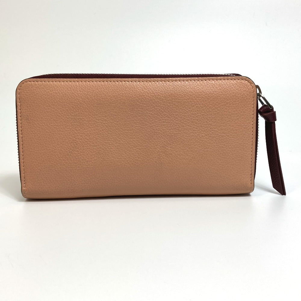LOUIS VUITTON Long Wallet Purse M67540 leather Orange beige type Zippy Rock Me Women