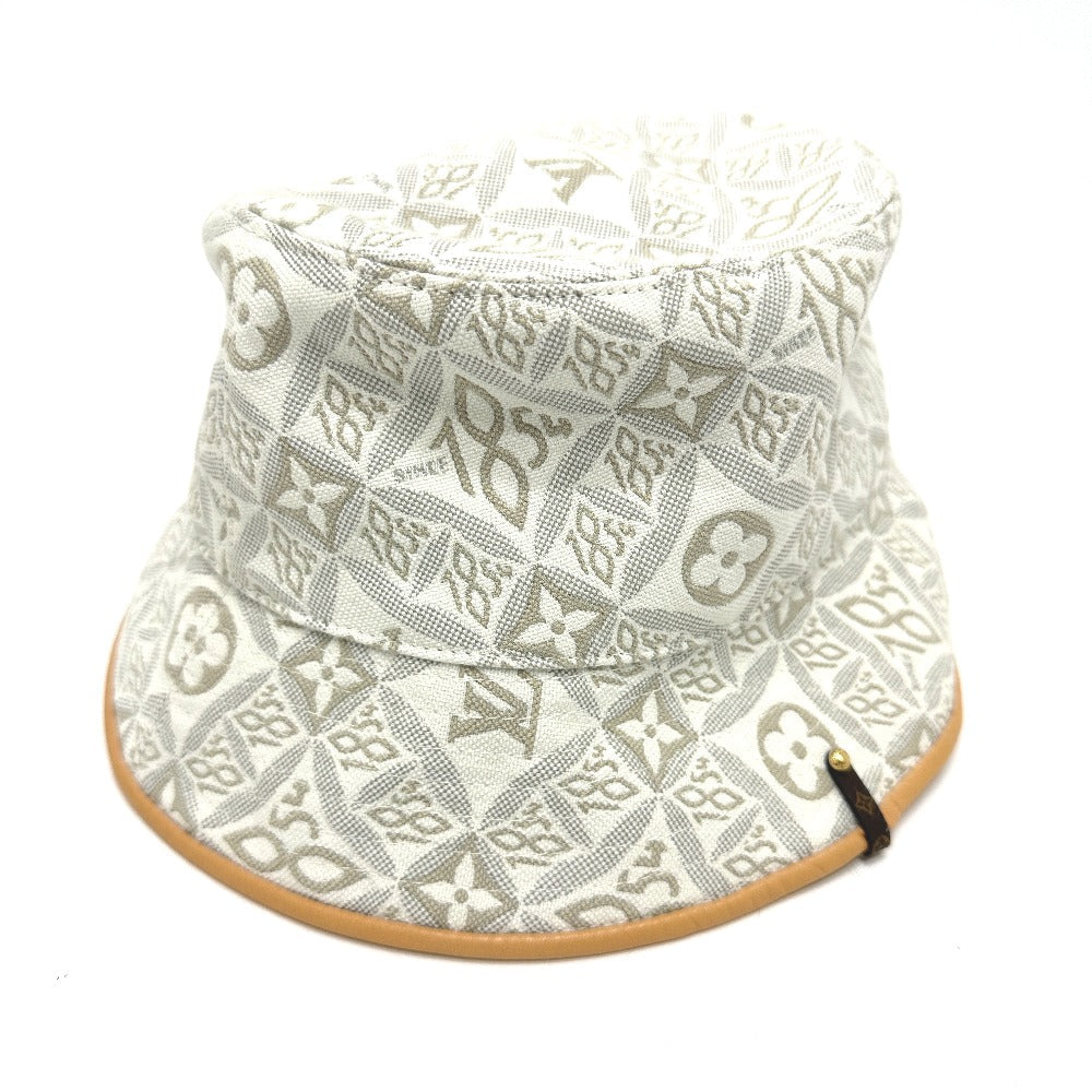 LOUIS VUITTON hat M77440 cotton Beige type chapeau monogram Jacquard unisex(Unisex) S