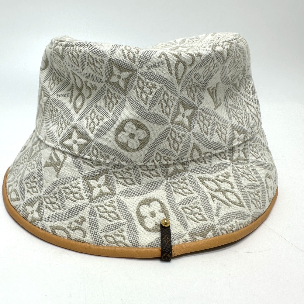LOUIS VUITTON hat M77440 cotton Beige type chapeau monogram Jacquard unisex(Unisex) S