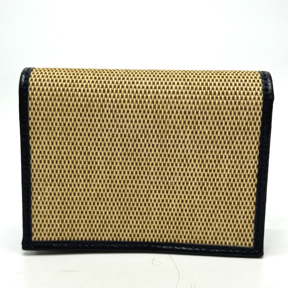 GUCCI Trifold wallet 621887 Canvas / leather beige Horsebit Women